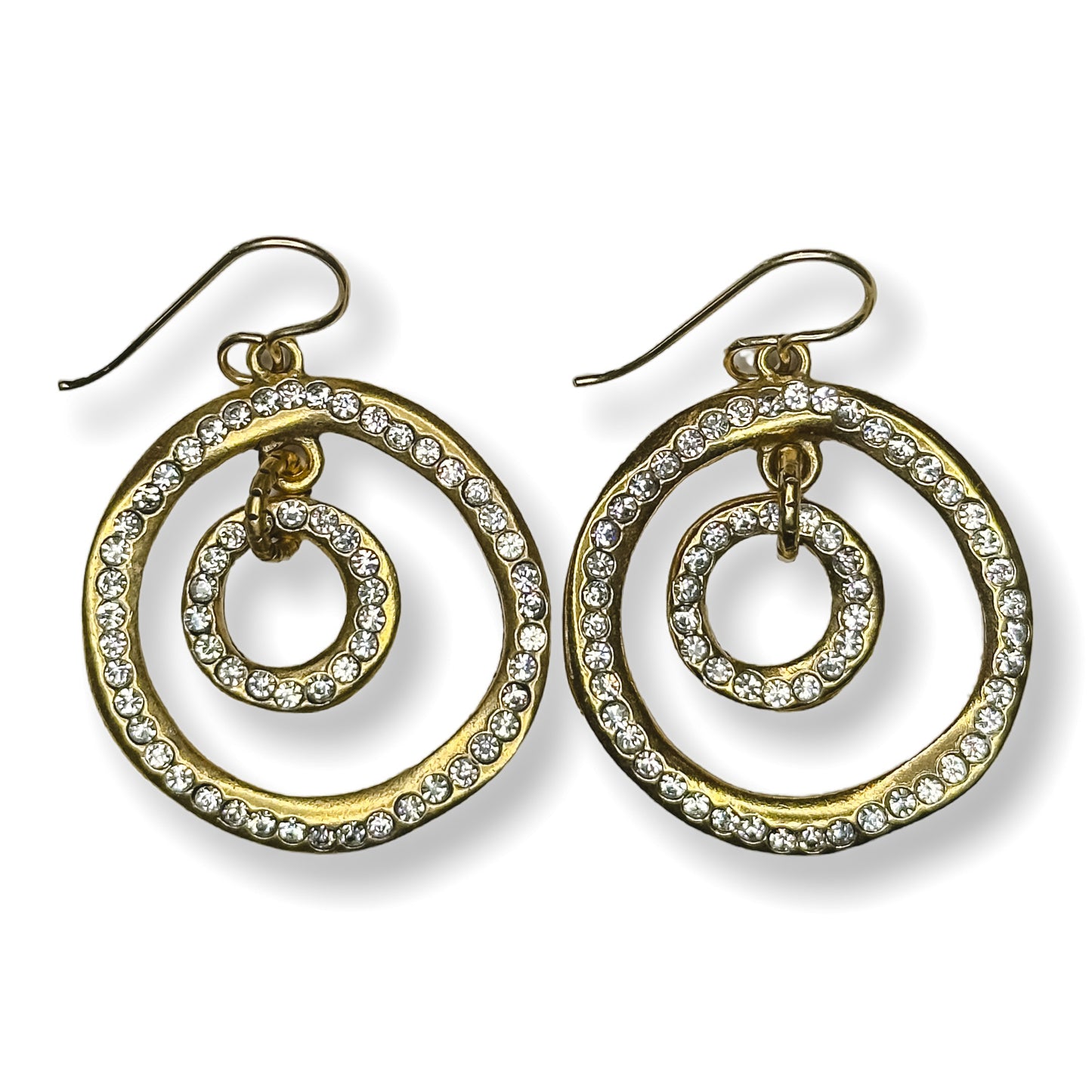 Patricia Locke Aurora Gold All Crystal Earrings
