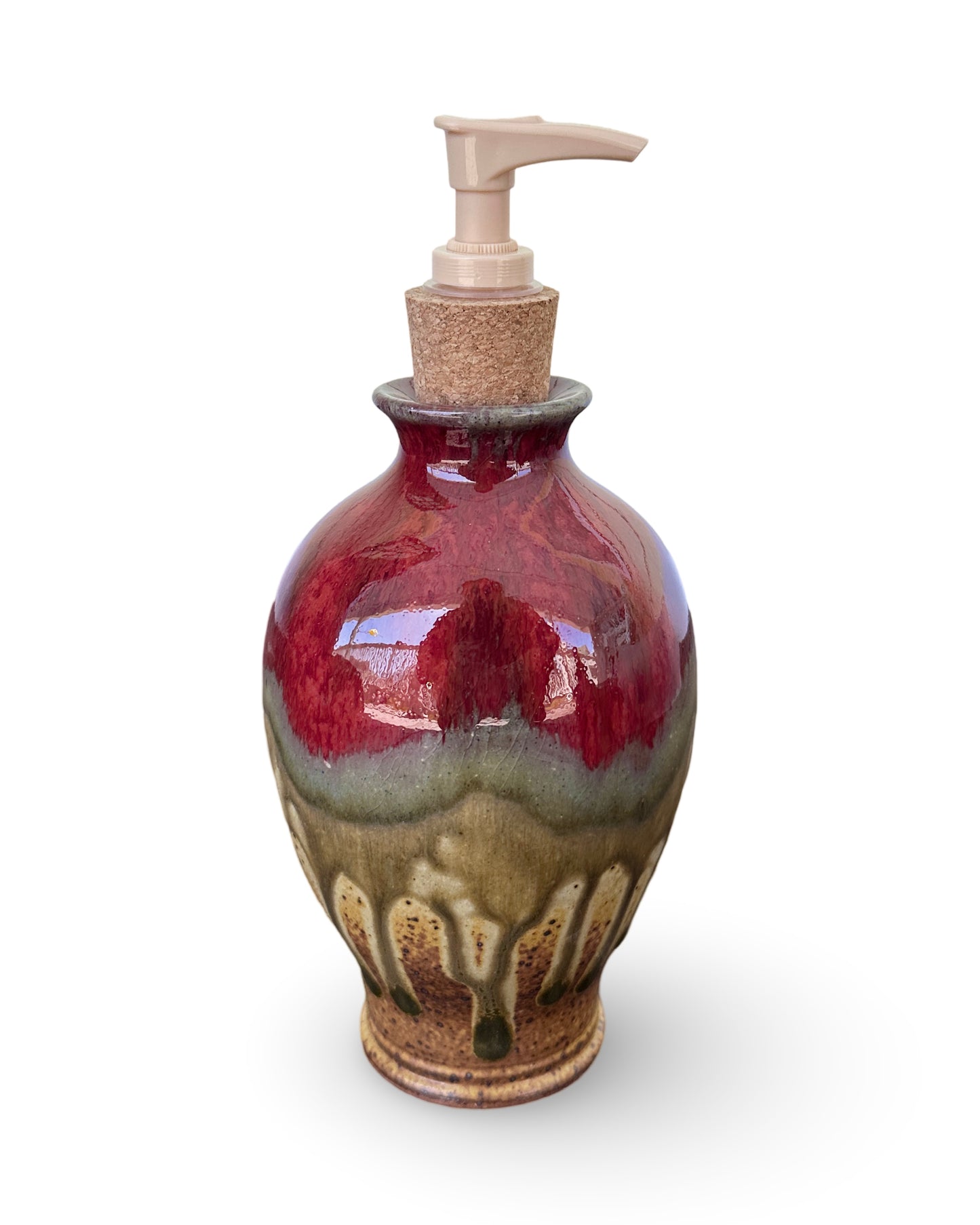 Ray Pottery Lotion/Soap Dispenser