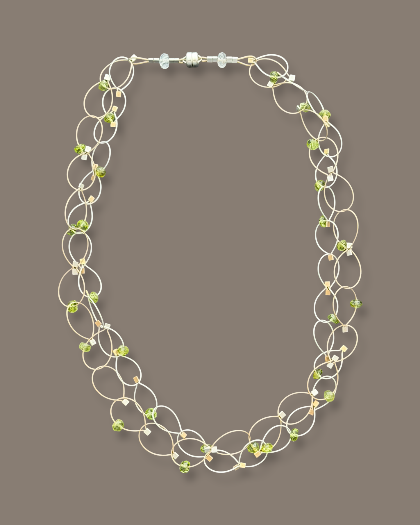 Mini Circle Cable Necklace