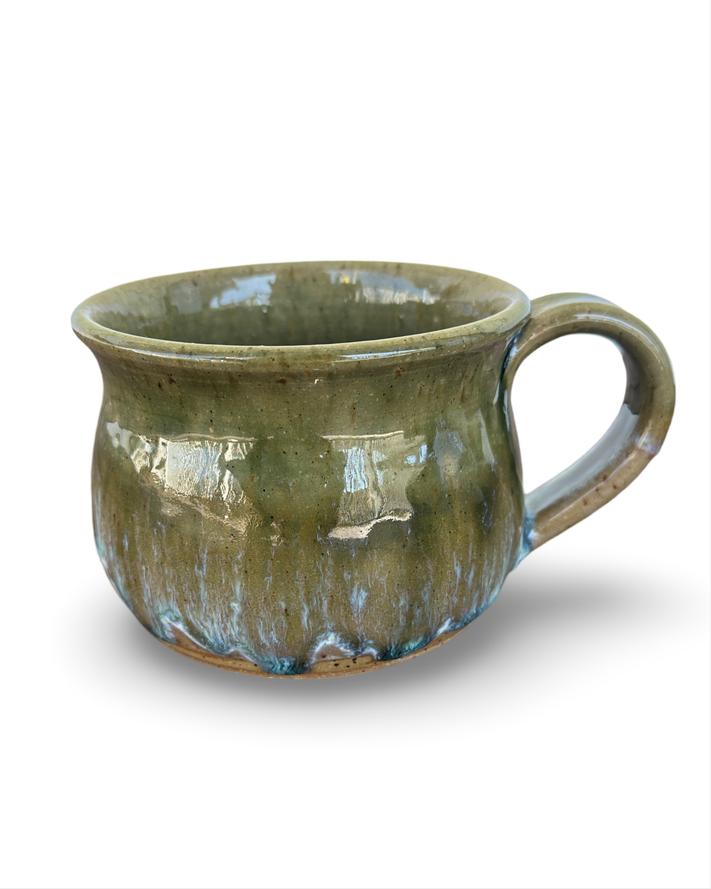 Triple C Pottery Soup Mug with Handle