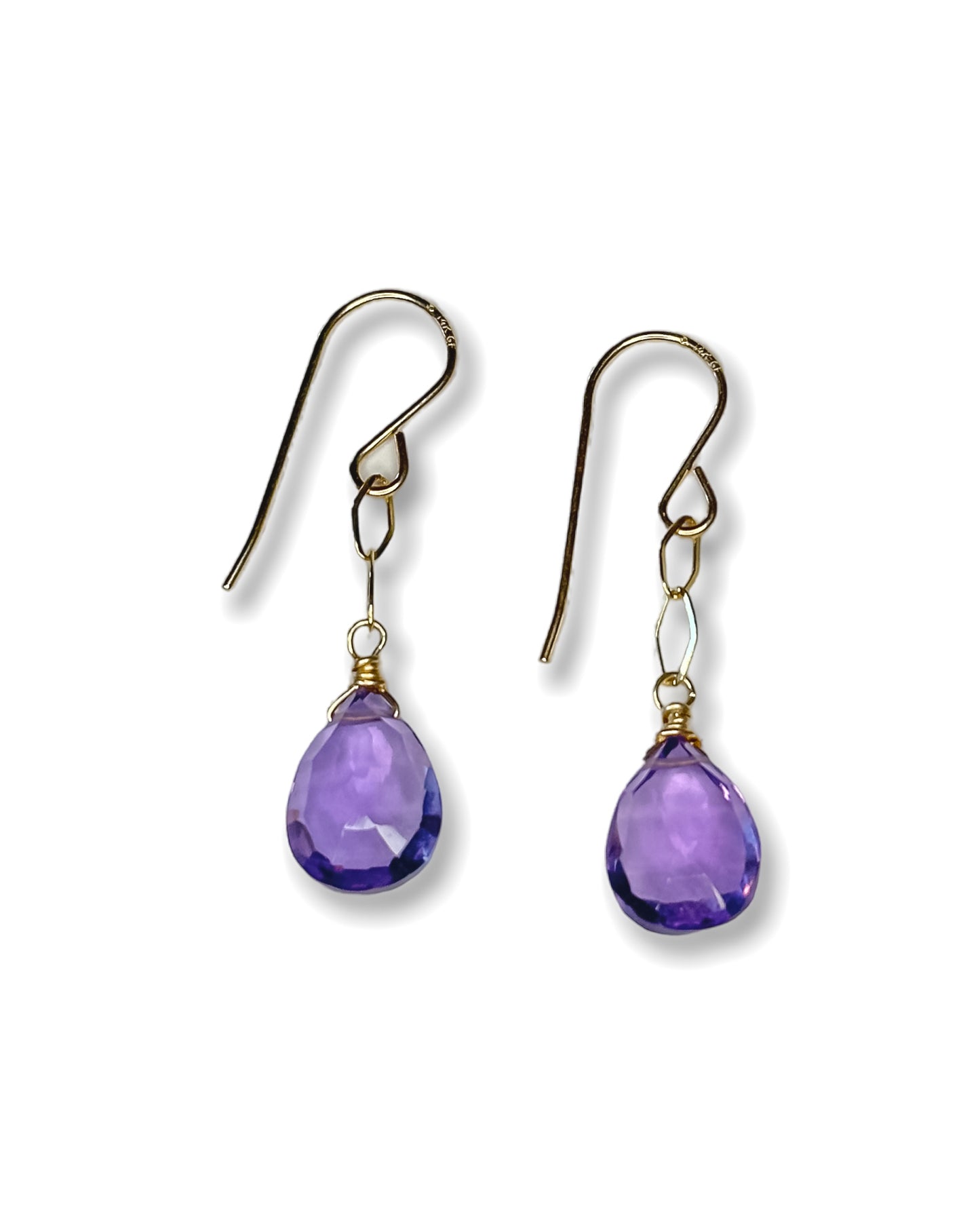 Gemstone Chain Earrings