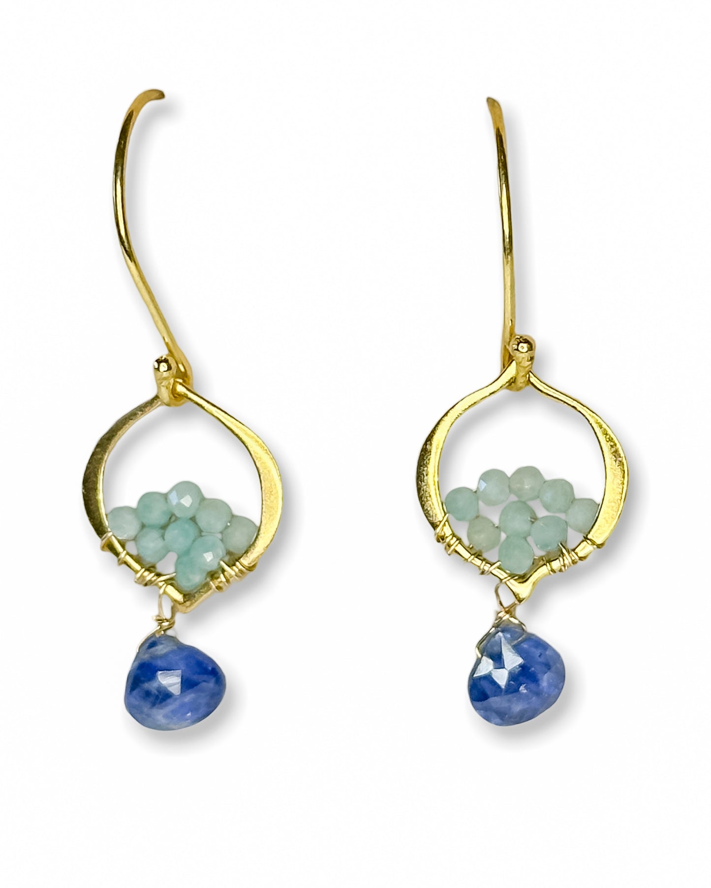 Gemstone Beaded Earrings