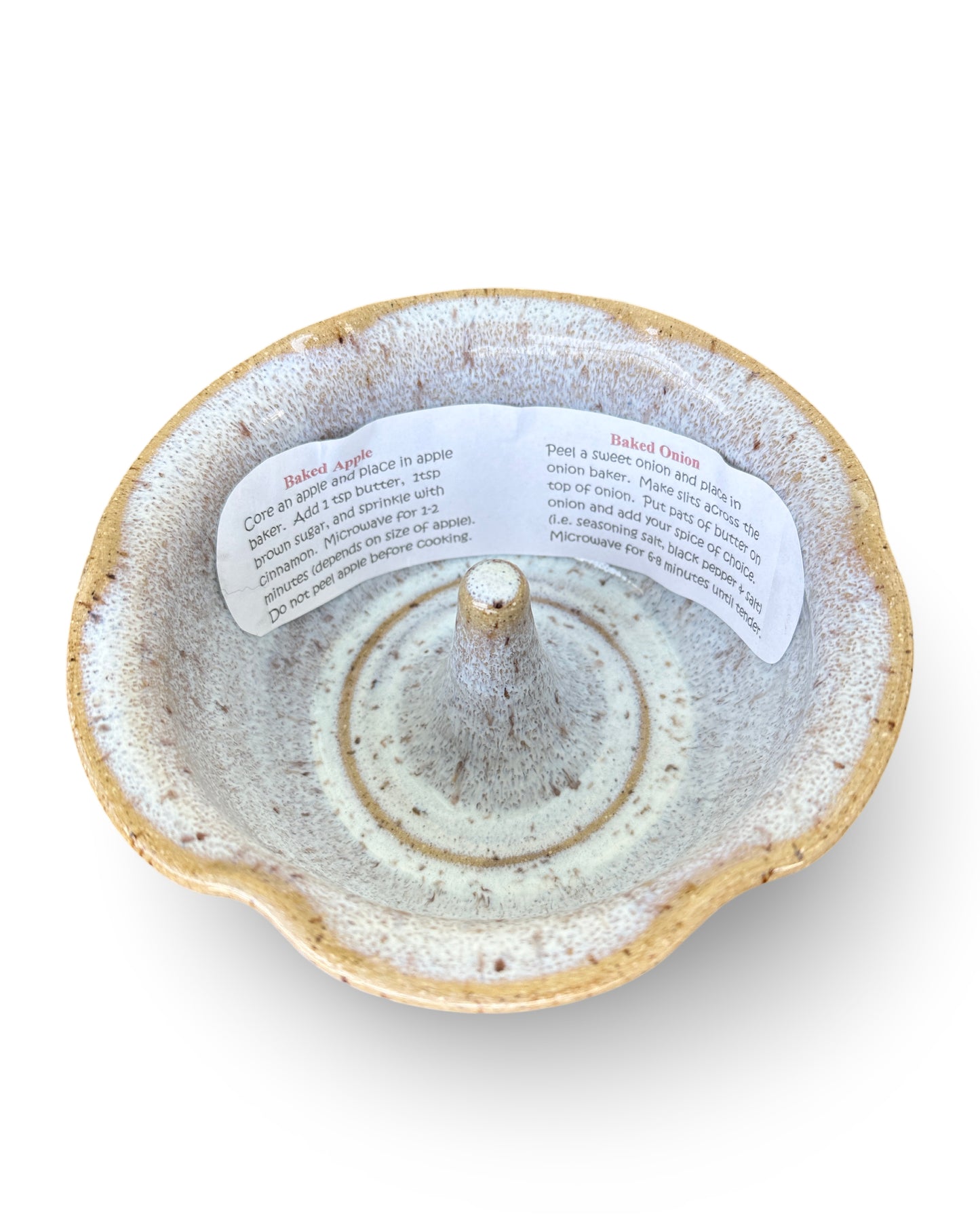 Triple C Pottery Apple + Onion Baker