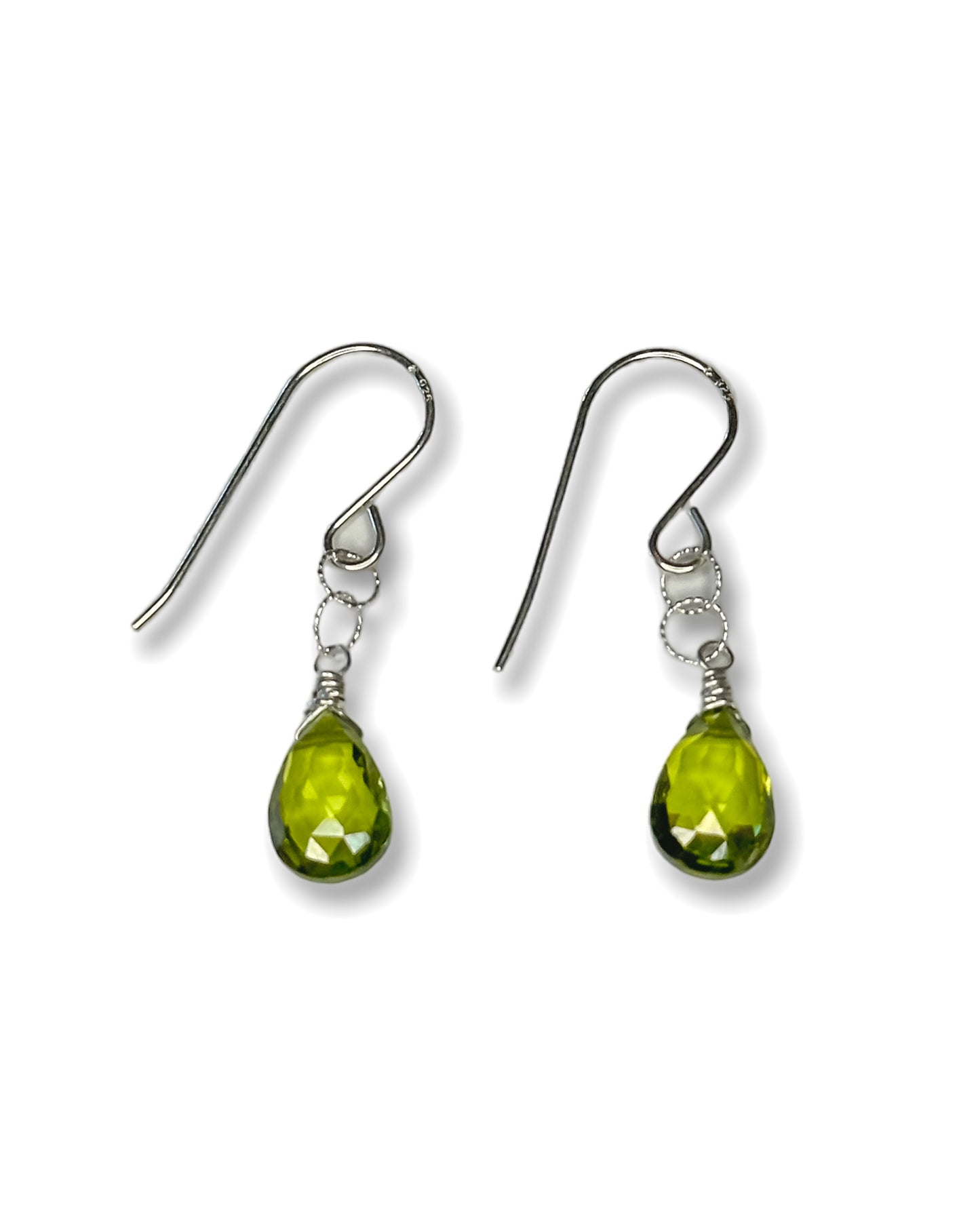 Gemstone Chain Earrings