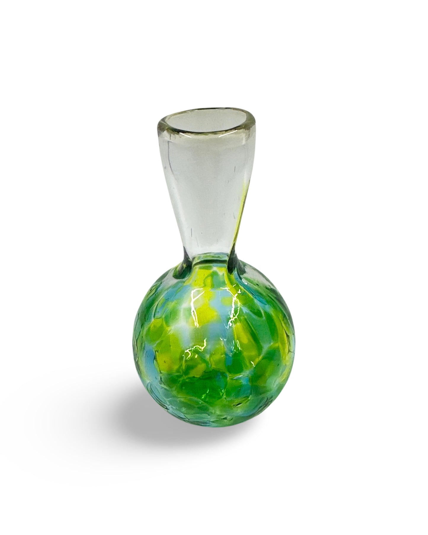 Tiny Handblown Glass Flower Bud Vase