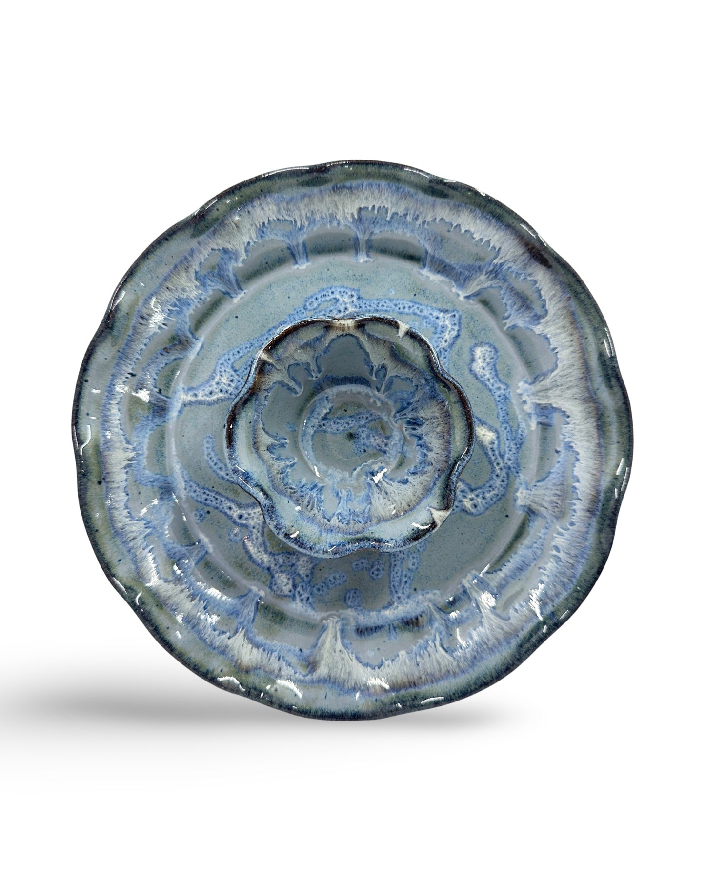 Small Chip & Dip Platter by Martindale Pottery