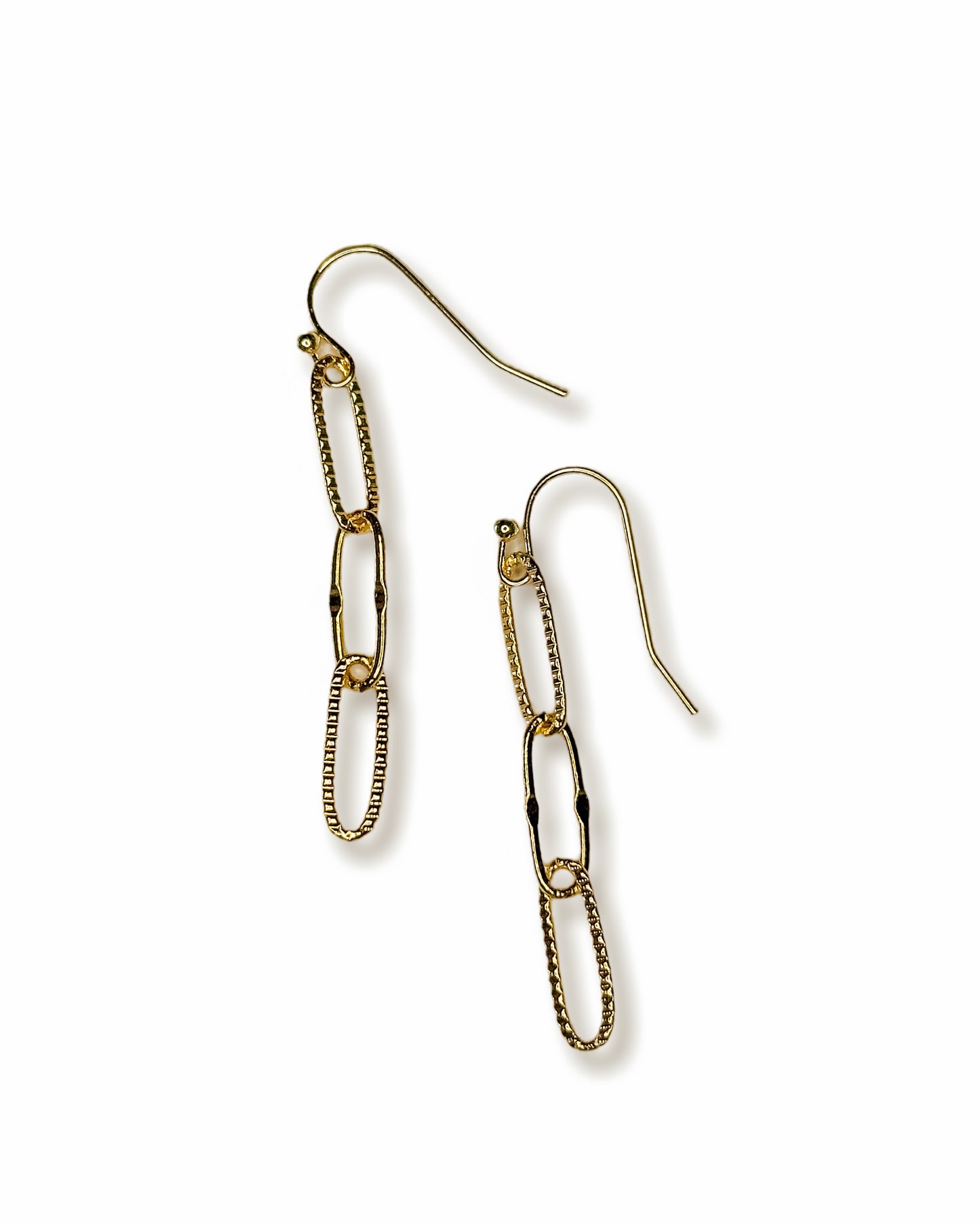 Paperclip Chain Earrings