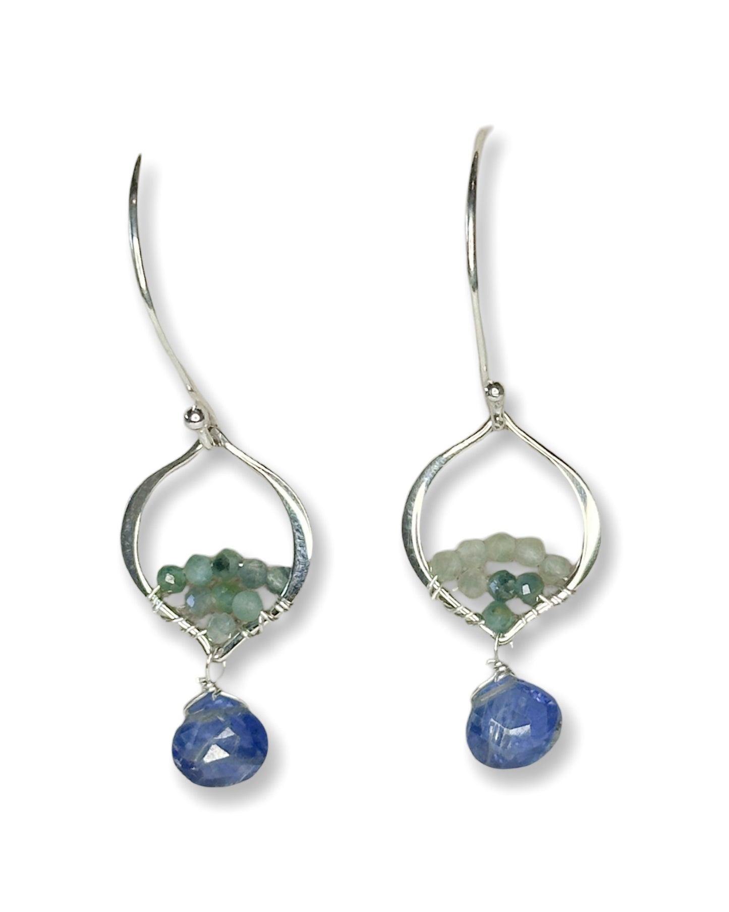 Gemstone Beaded Earrings