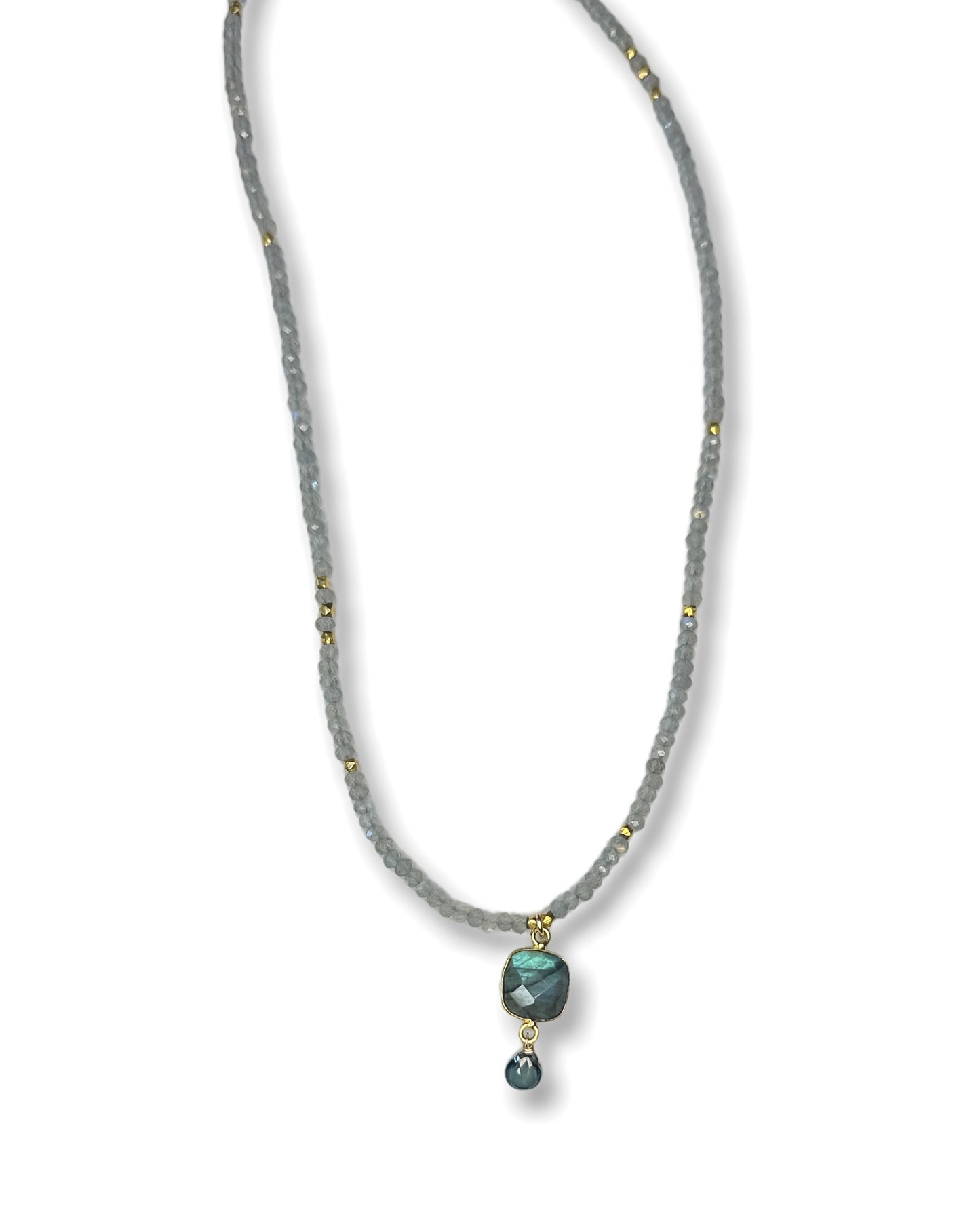 Labradorite Beaded Necklace