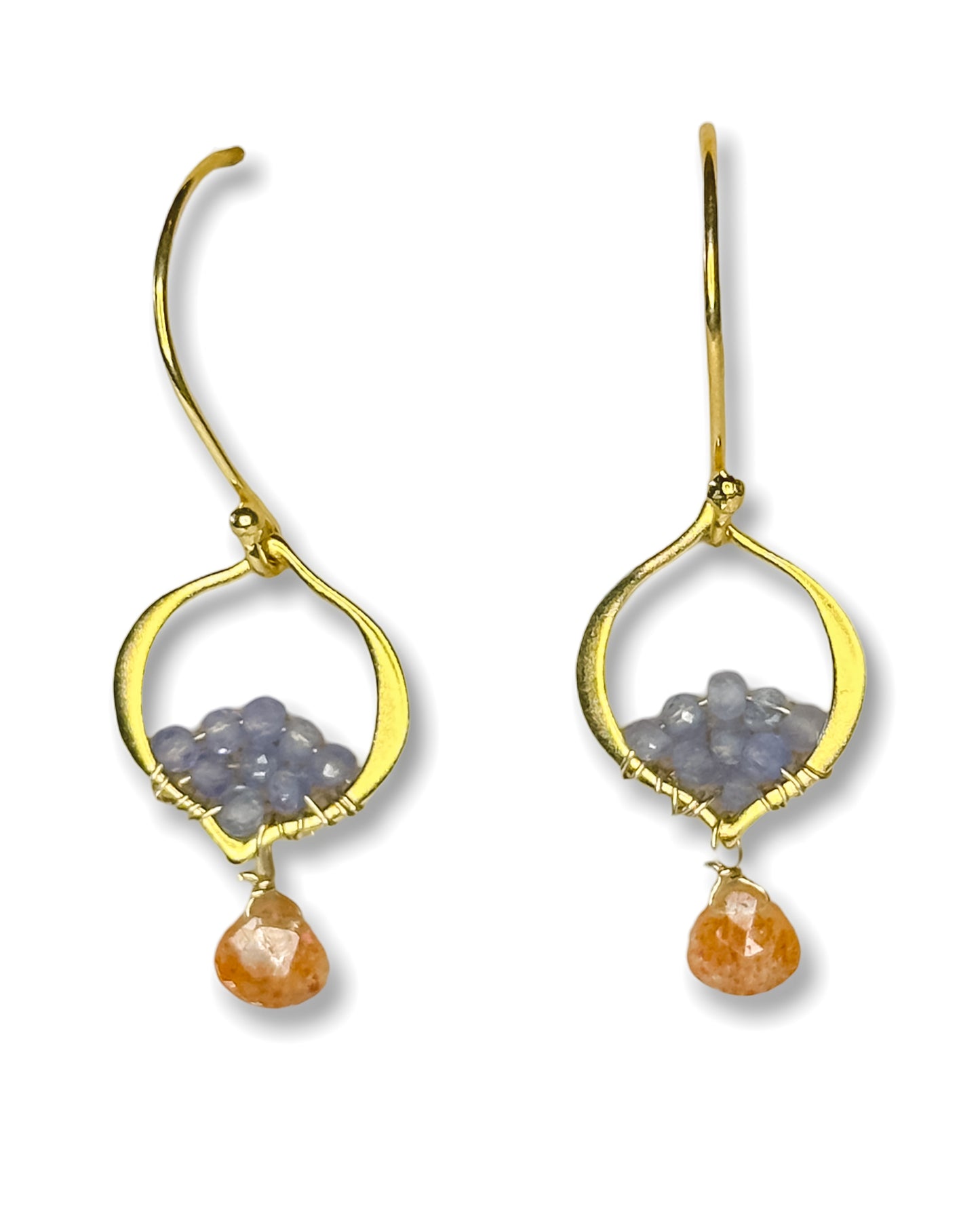 Gemstone Beaded Earrings
