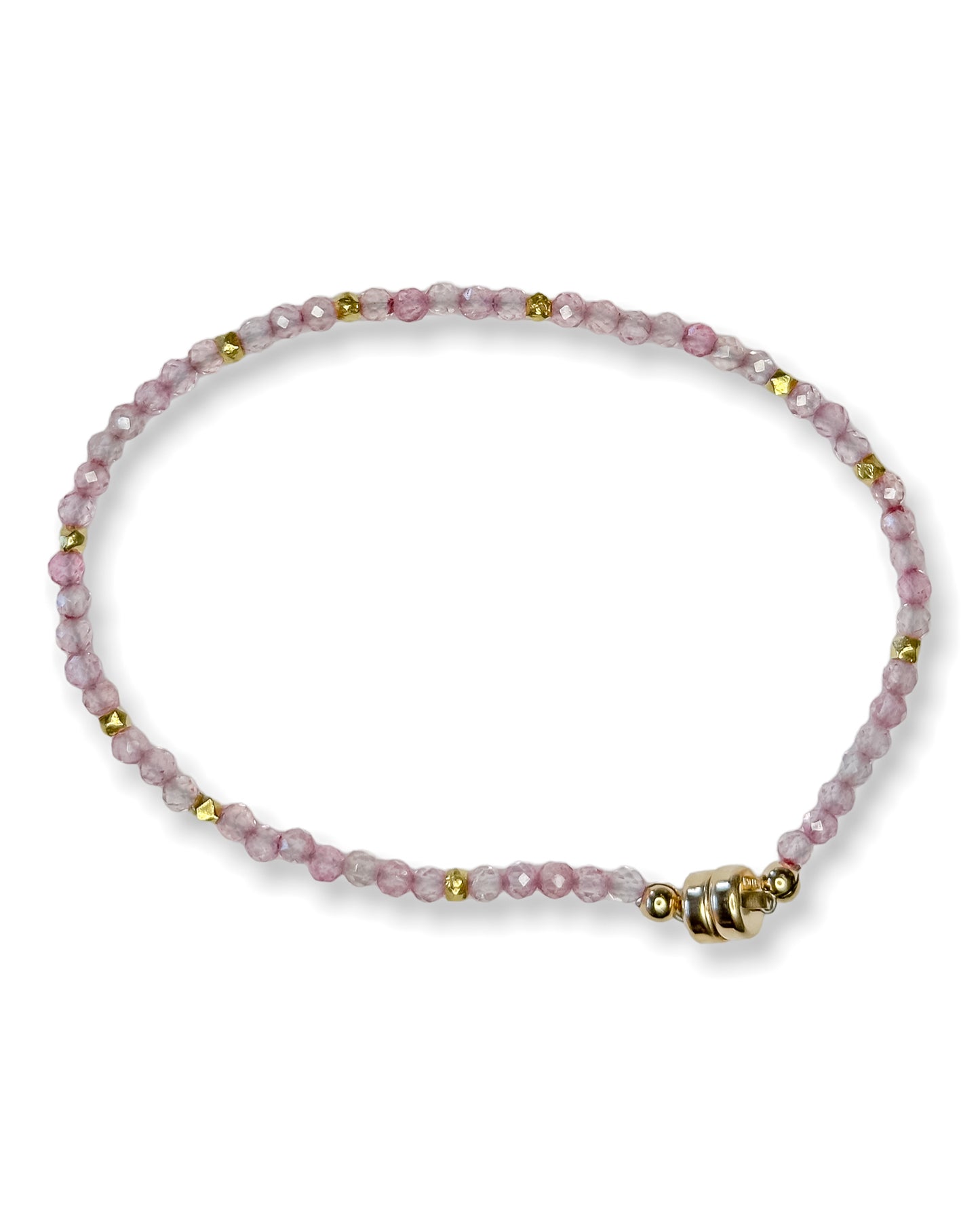 Beaded Gemstone Magnetic Bracelet