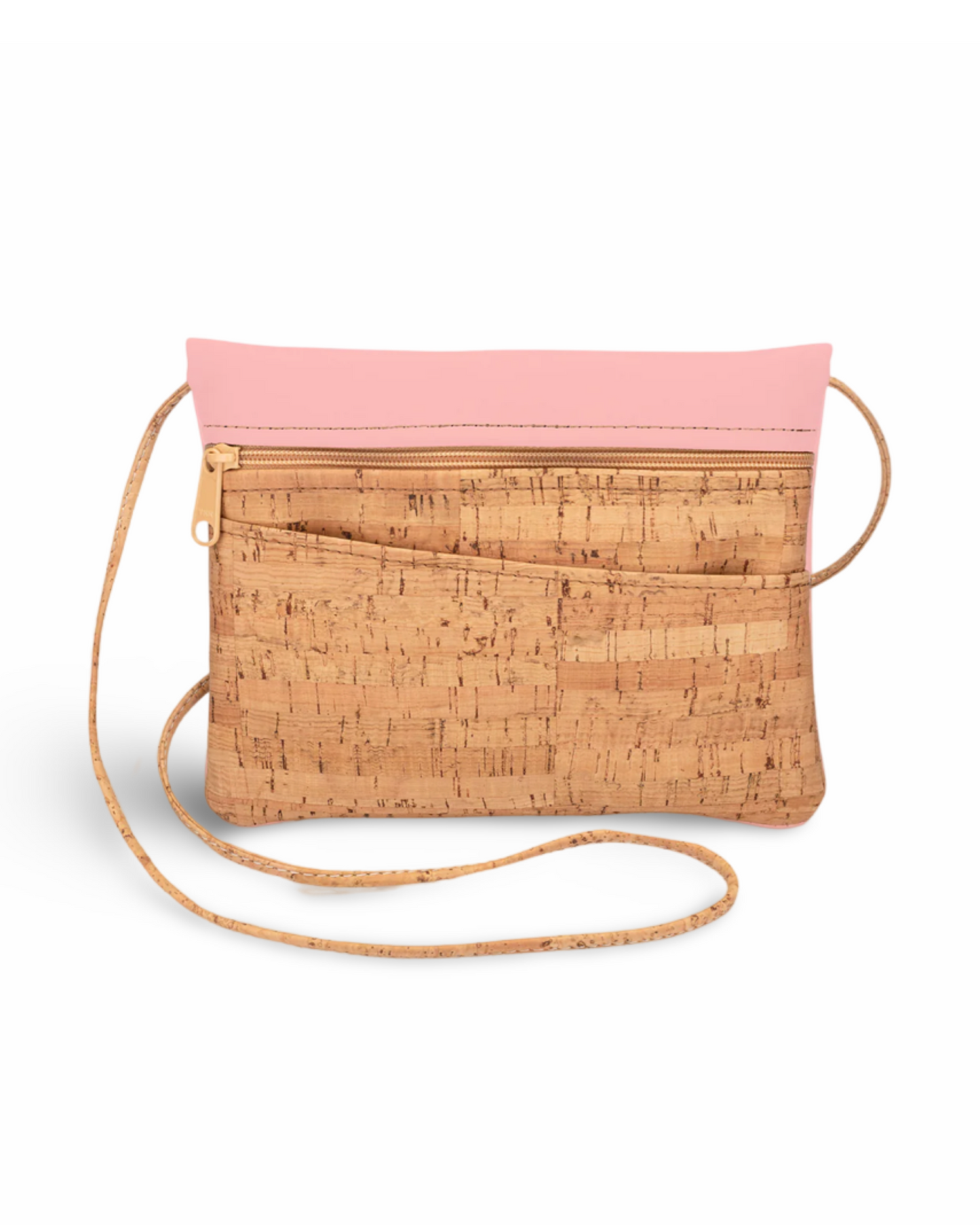 Handmade Cork Crossbody Bag with Adjustable Strap