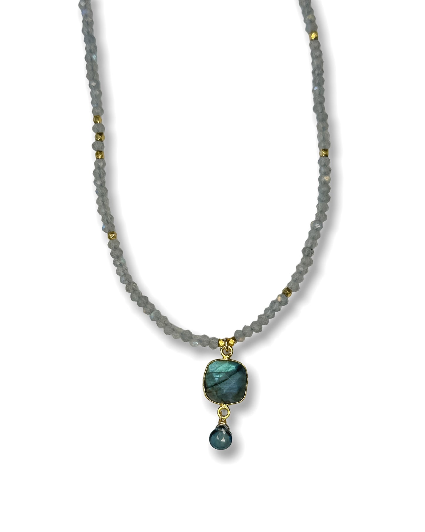 Labradorite Beaded Necklace
