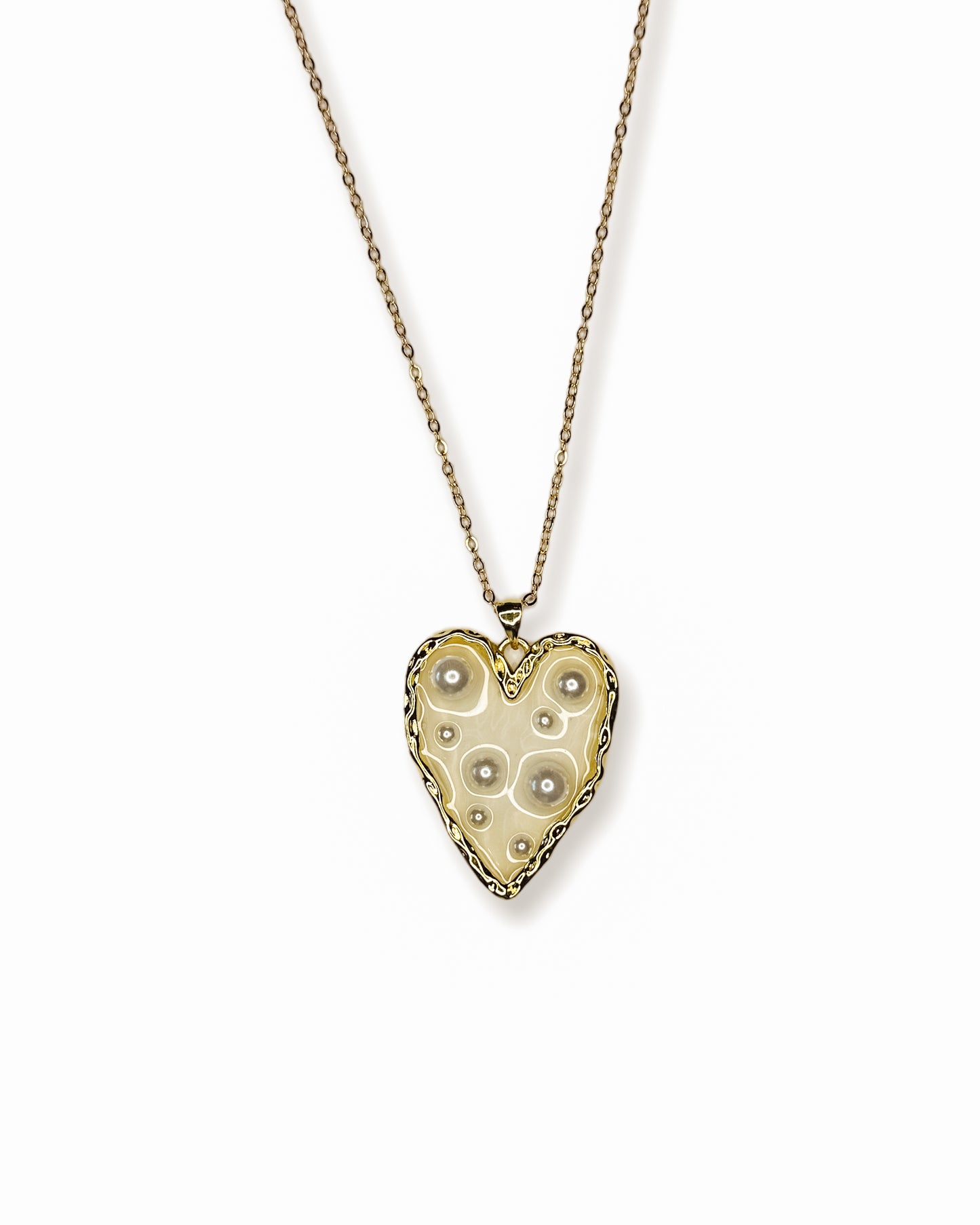 Pearl Heart Necklace