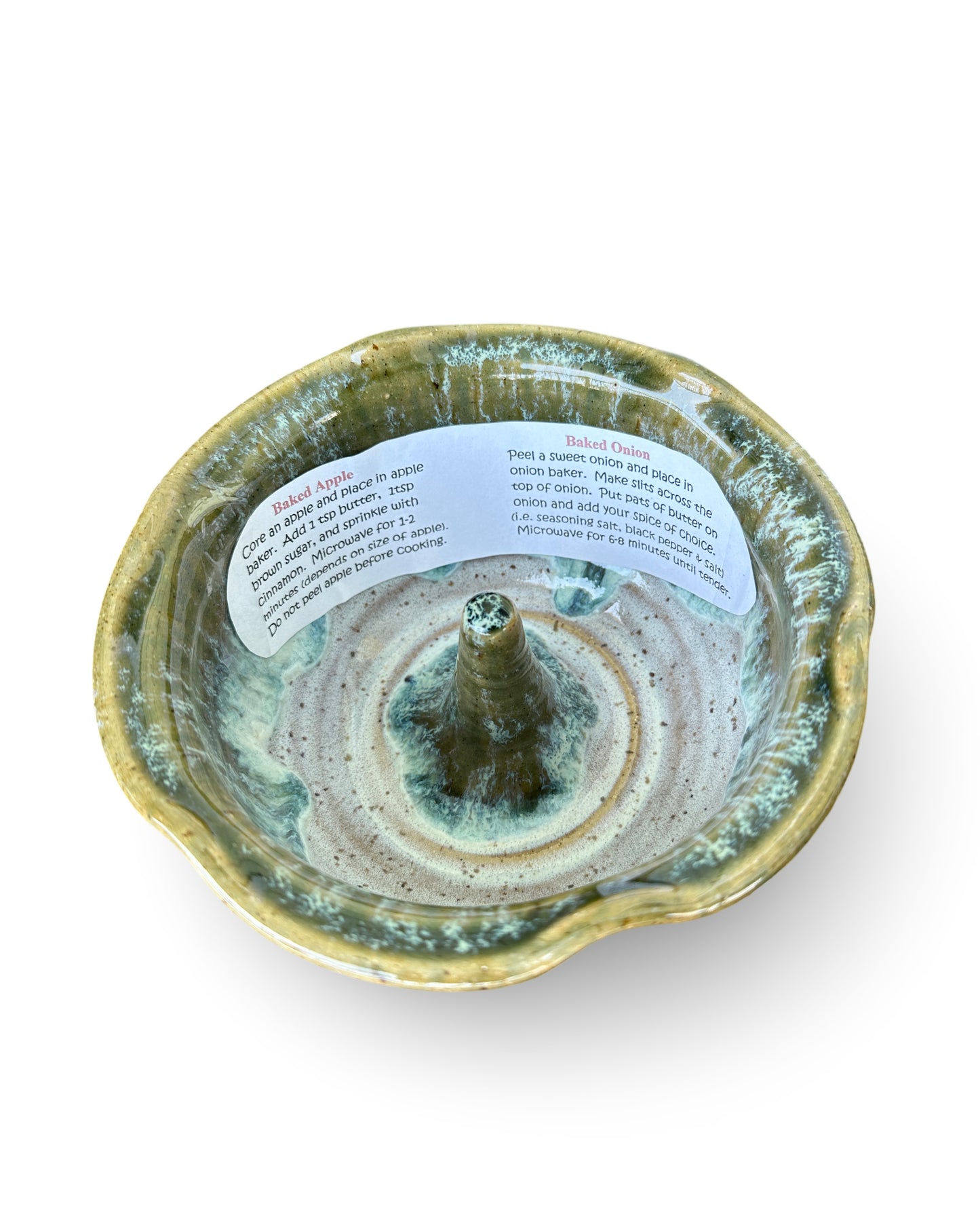 Triple C Pottery Apple + Onion Baker