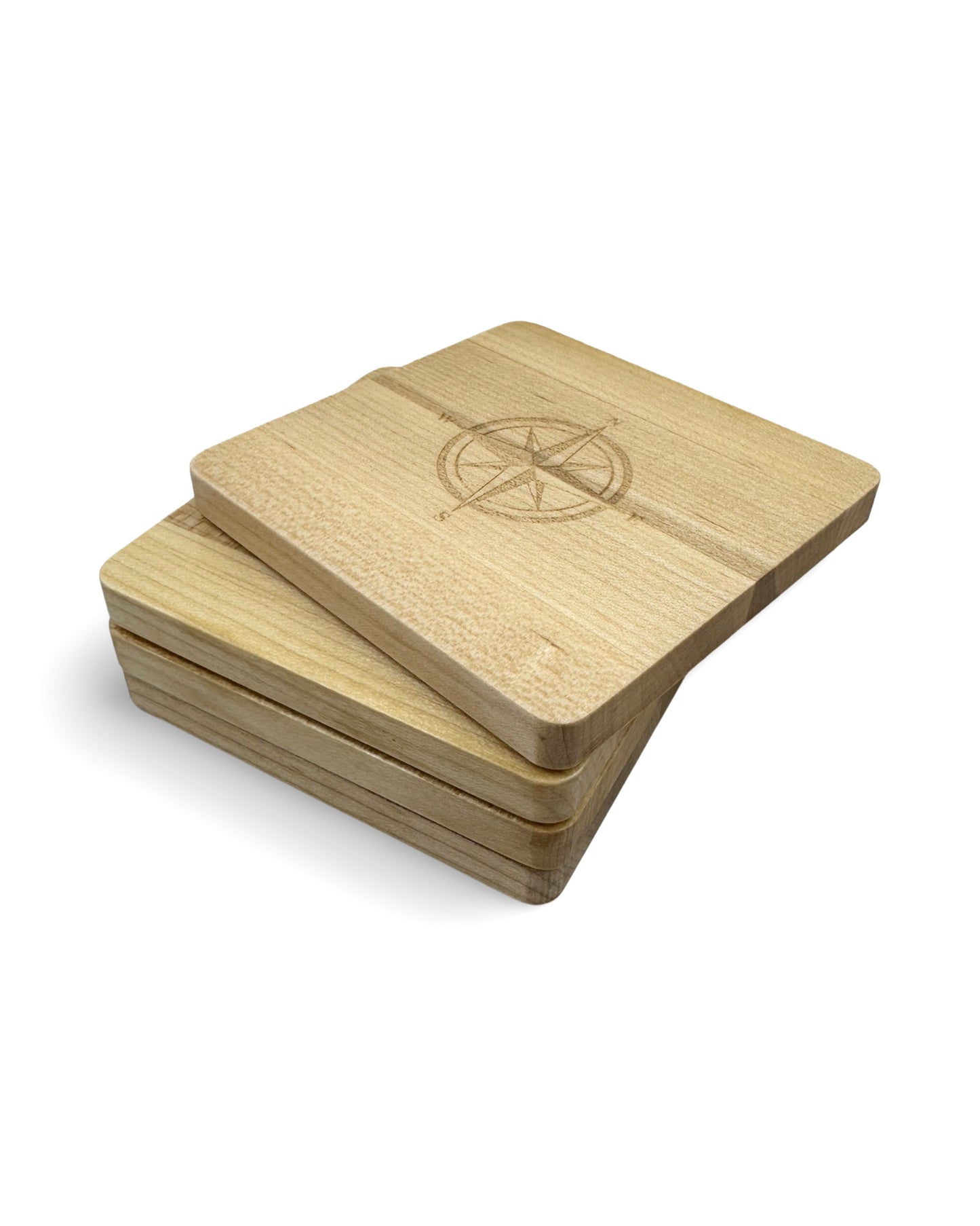 Handmade Wooden Engraved Coasters