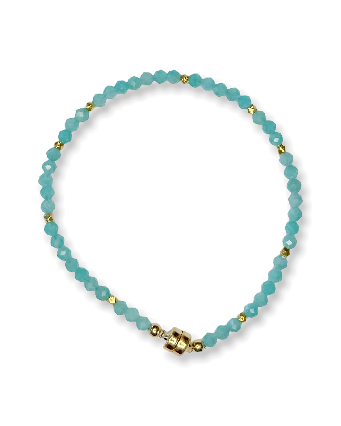 Beaded Gemstone Magnetic Bracelet