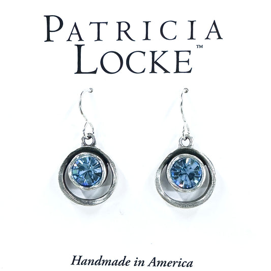 Patricia Locke Skeeball Earrings Aqua