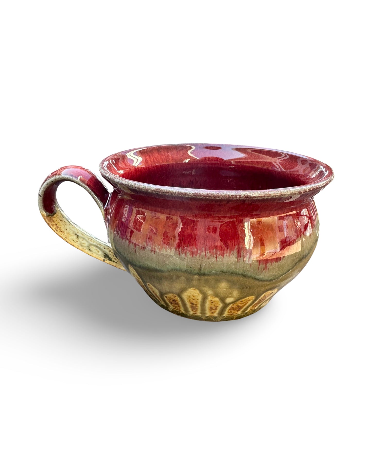 Soup Mug with Handle by Ray Pottery