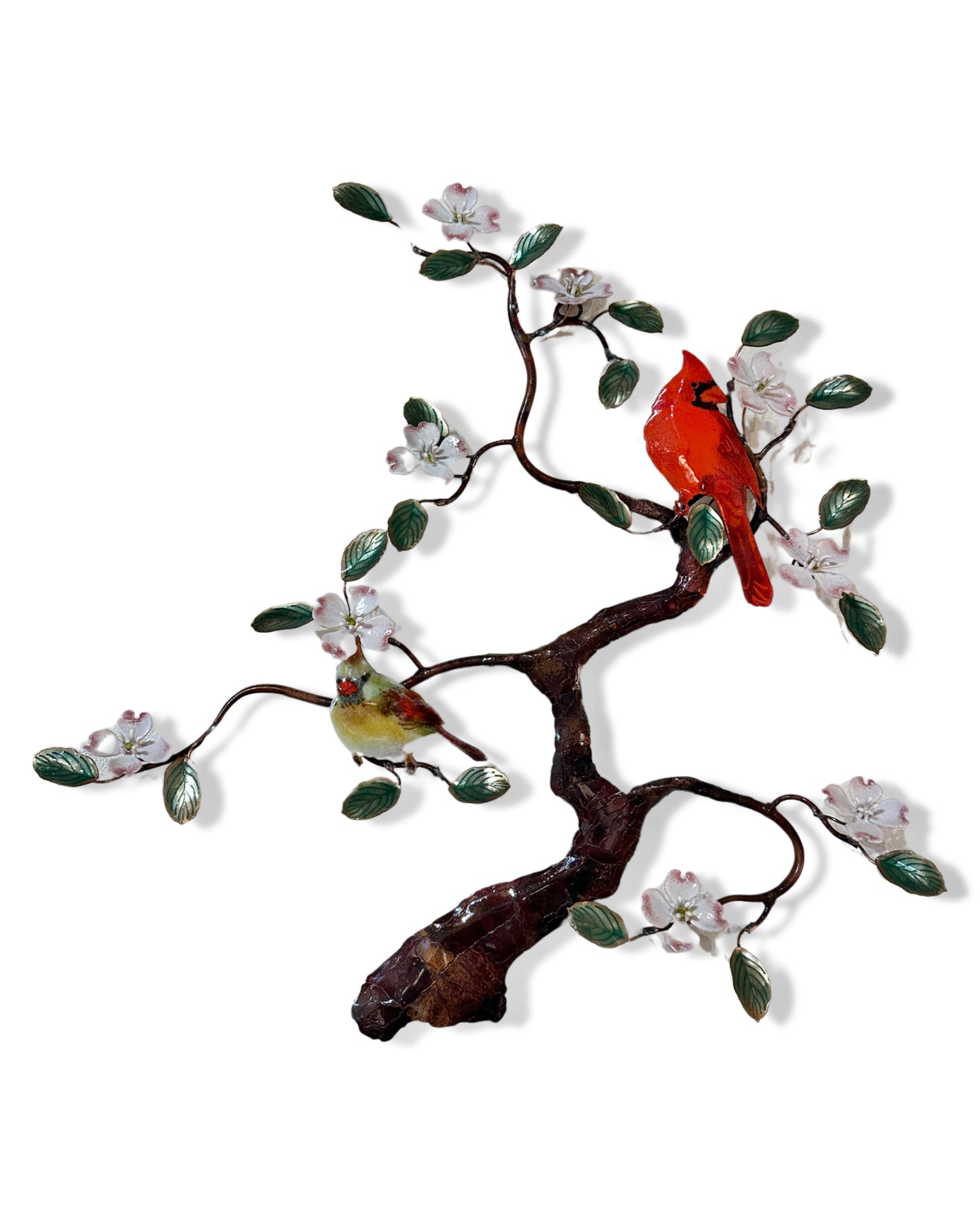 Cardinal Metal Wall Sculpture by Bovano of Cheshire