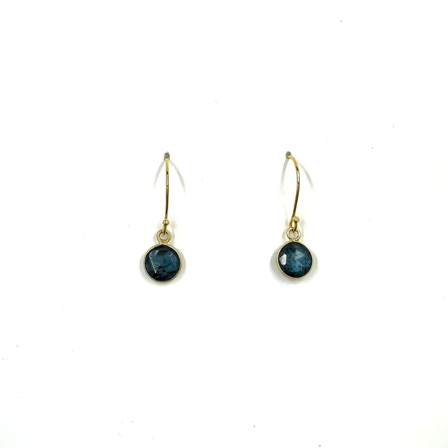 Kyanite Gold Earrings
