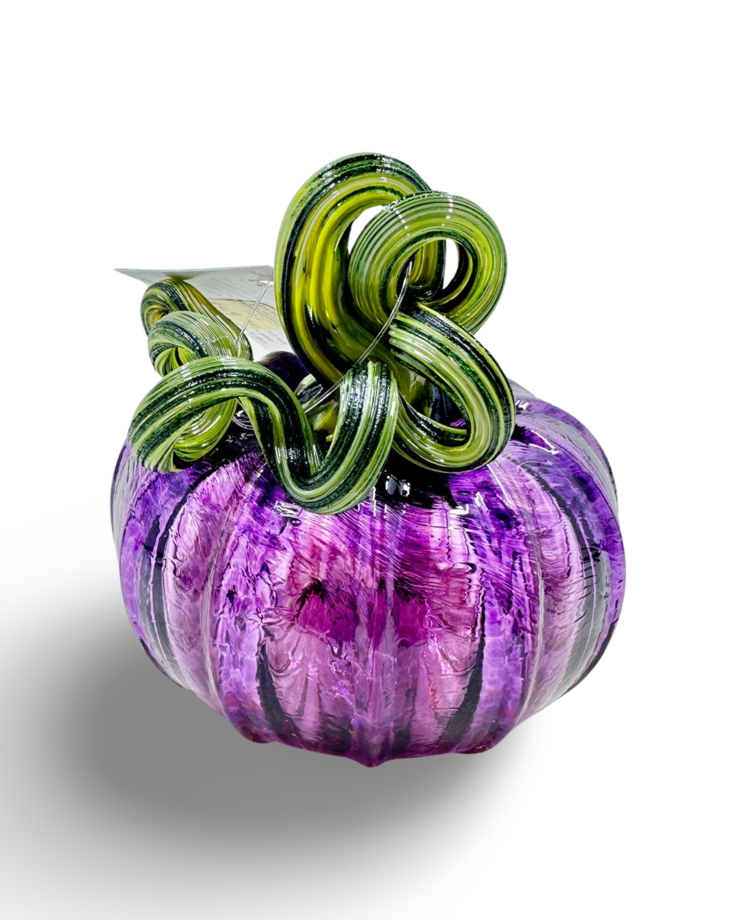 Handblown Glass Pumpkin - Medium | Purple