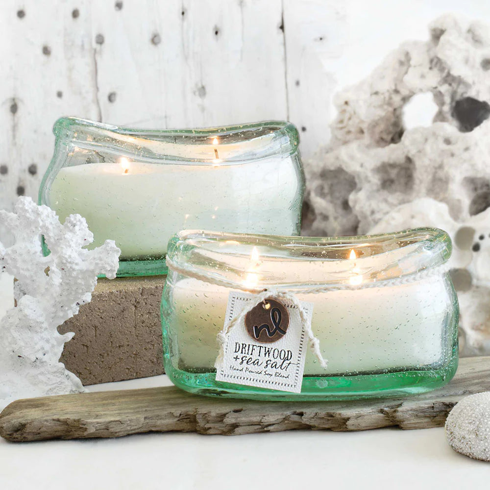 Hand-blown Glass Candle