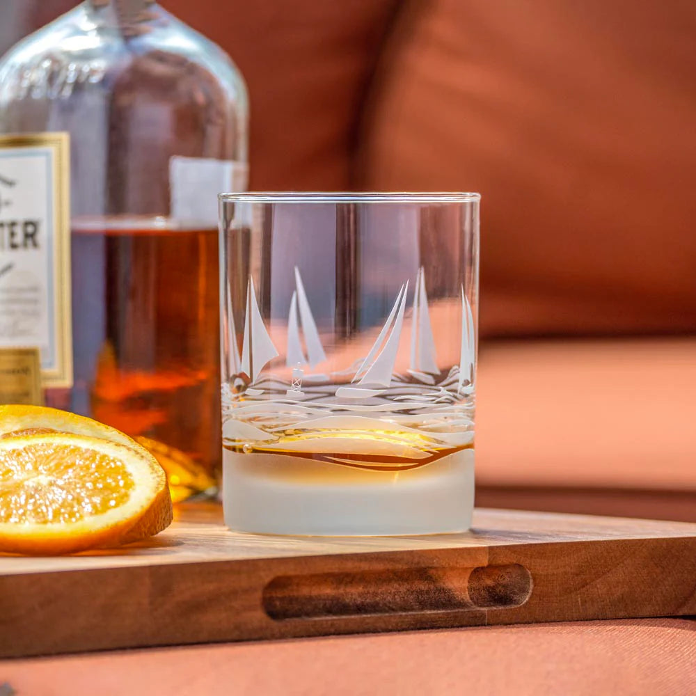 Double Old Fashioned Whiskey Glass