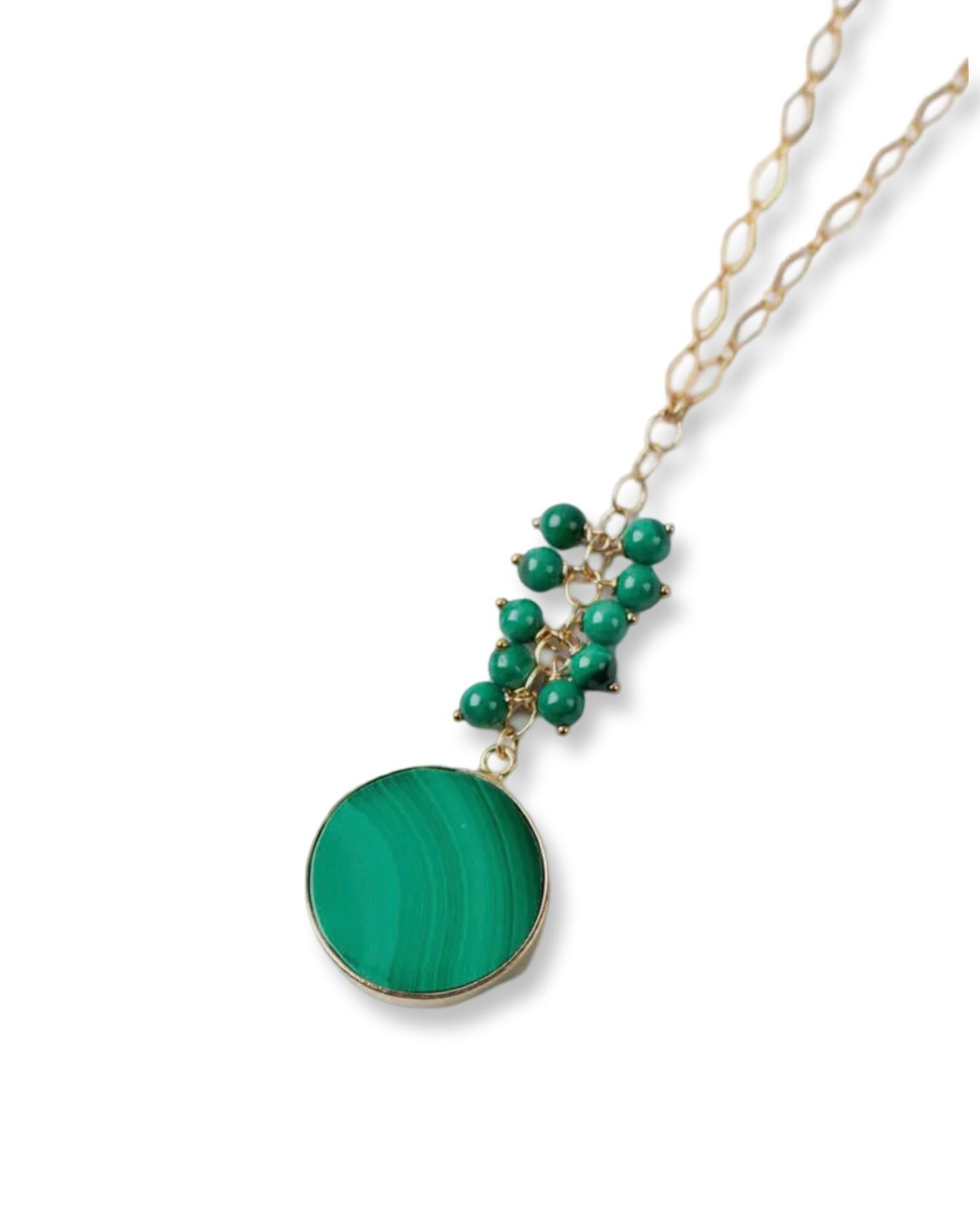 Malachite Long Necklace