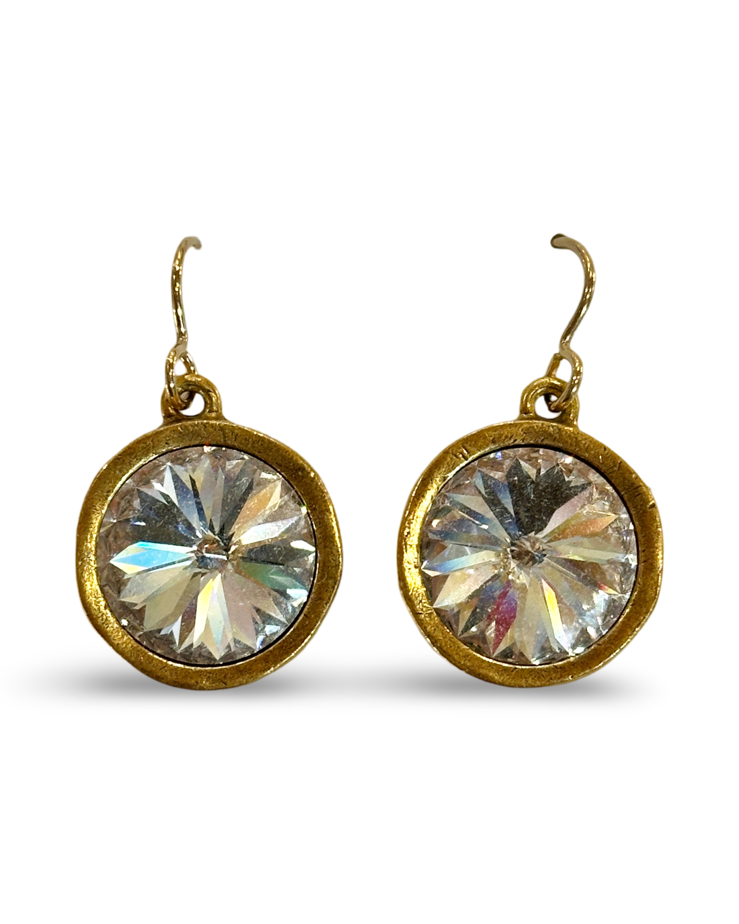Patricia Locke Sirius Earrings Gold Crystal