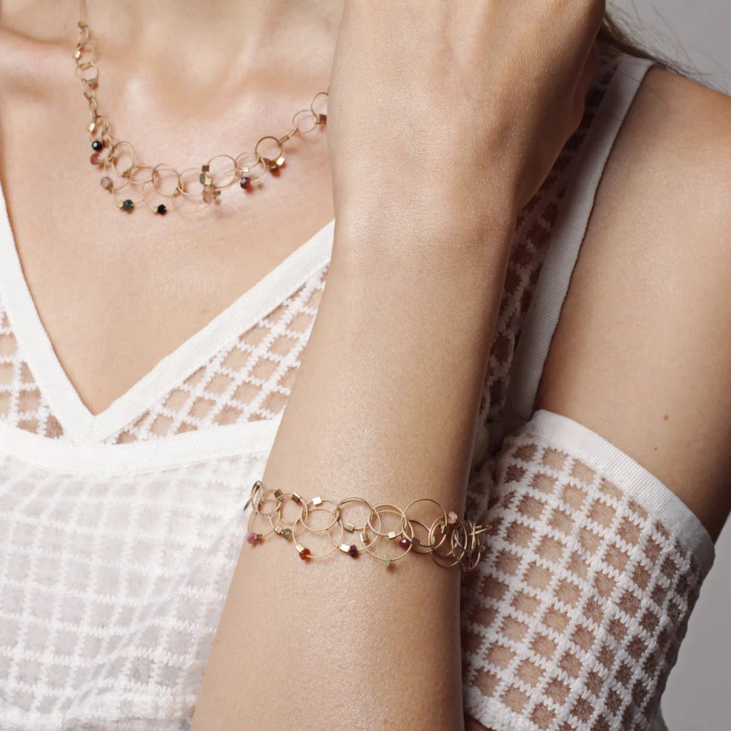 Mini Vertigo Gold Cable Bracelet