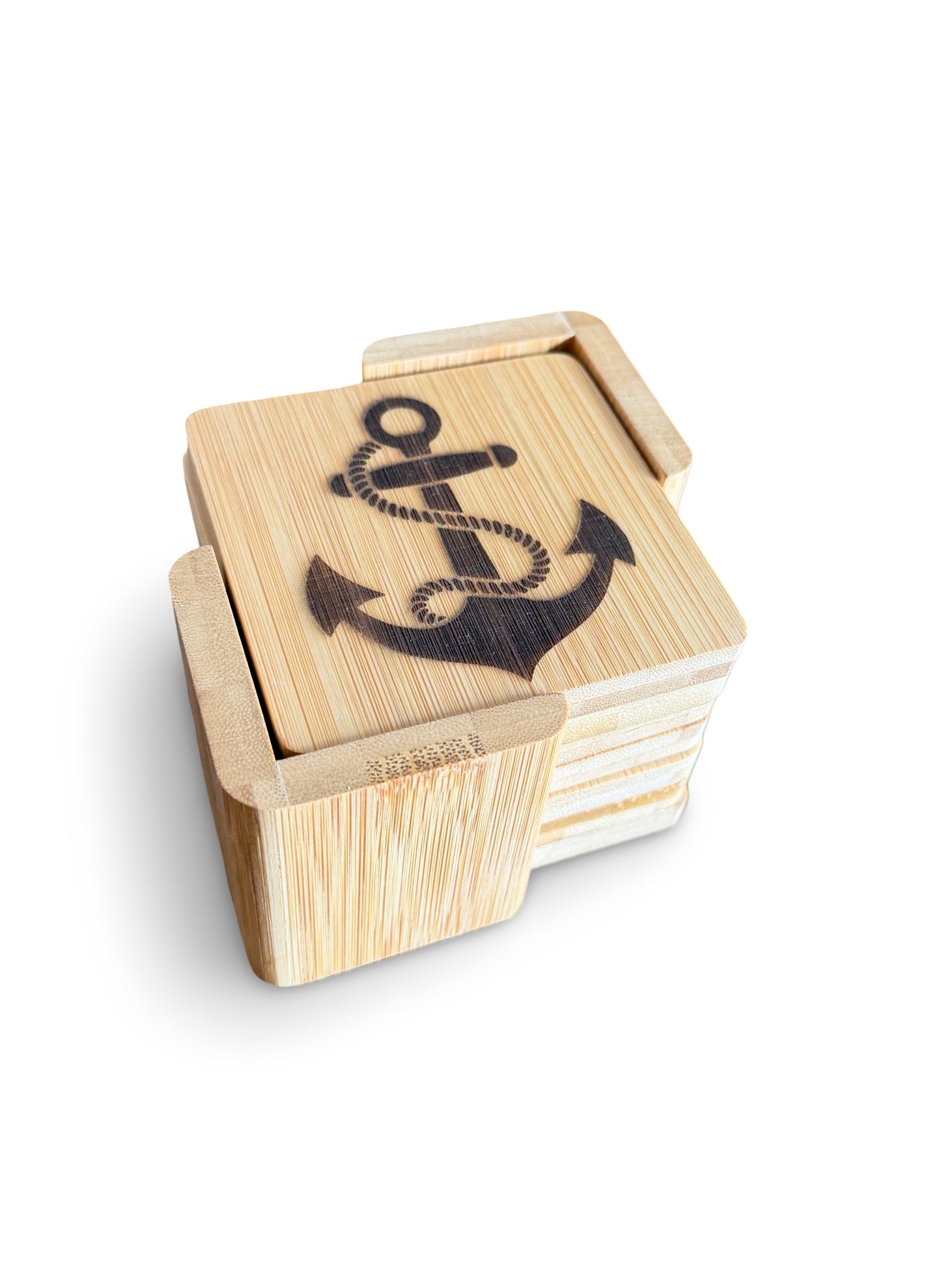 Locally Made Wooden Coasters Set