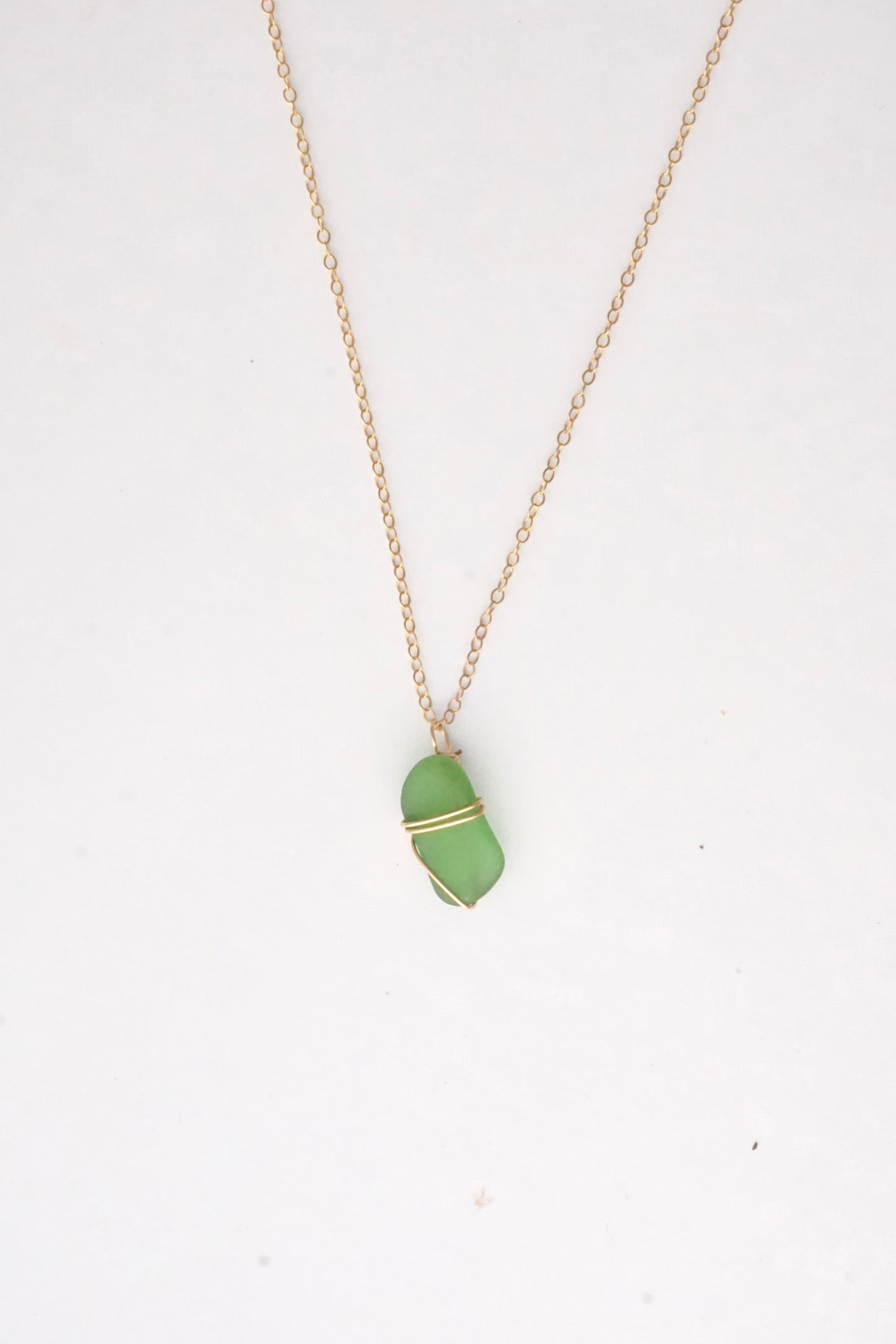 Wire Wrapped Seaglass Necklace