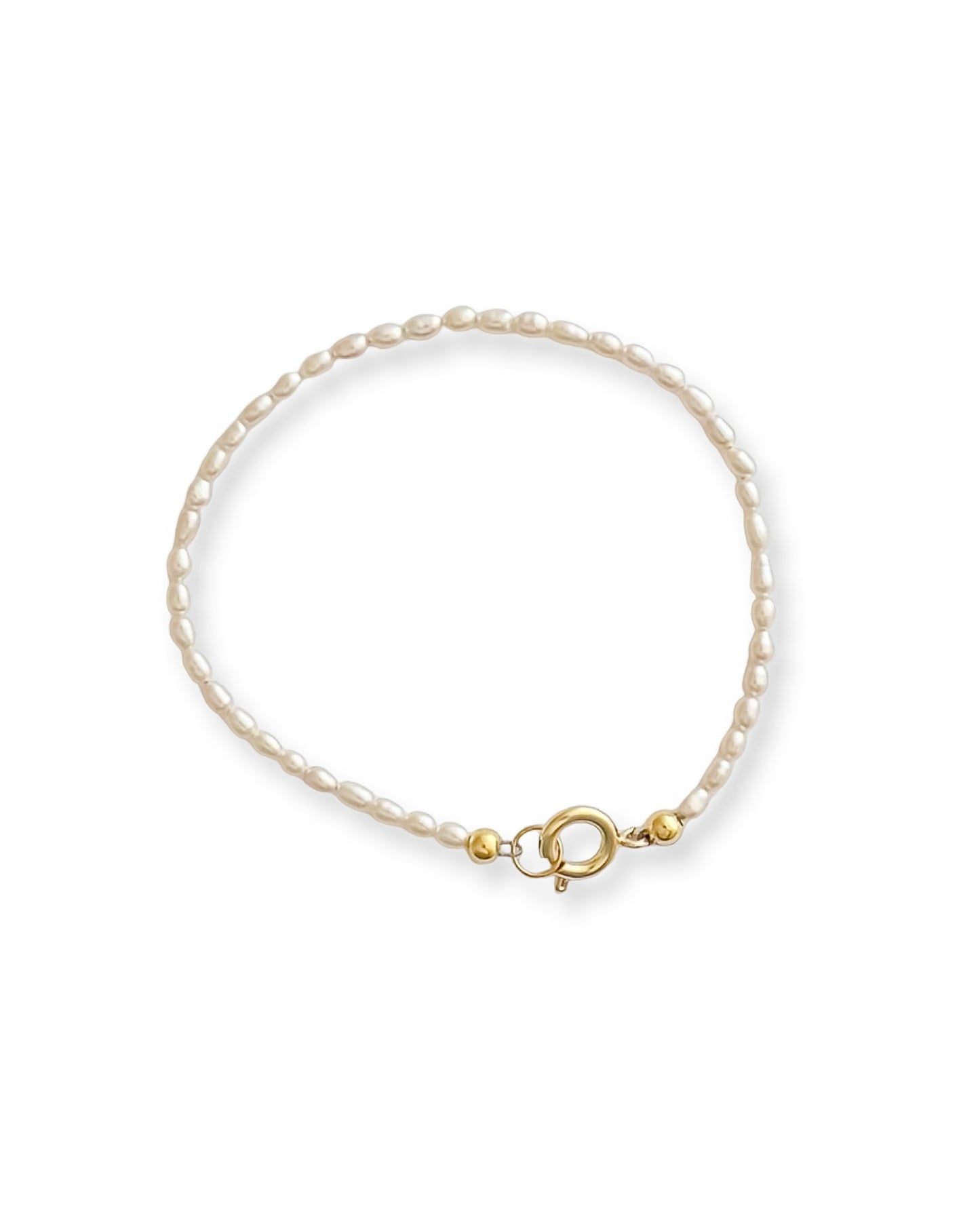 Riley James Pearl Gold Fill Bracelet