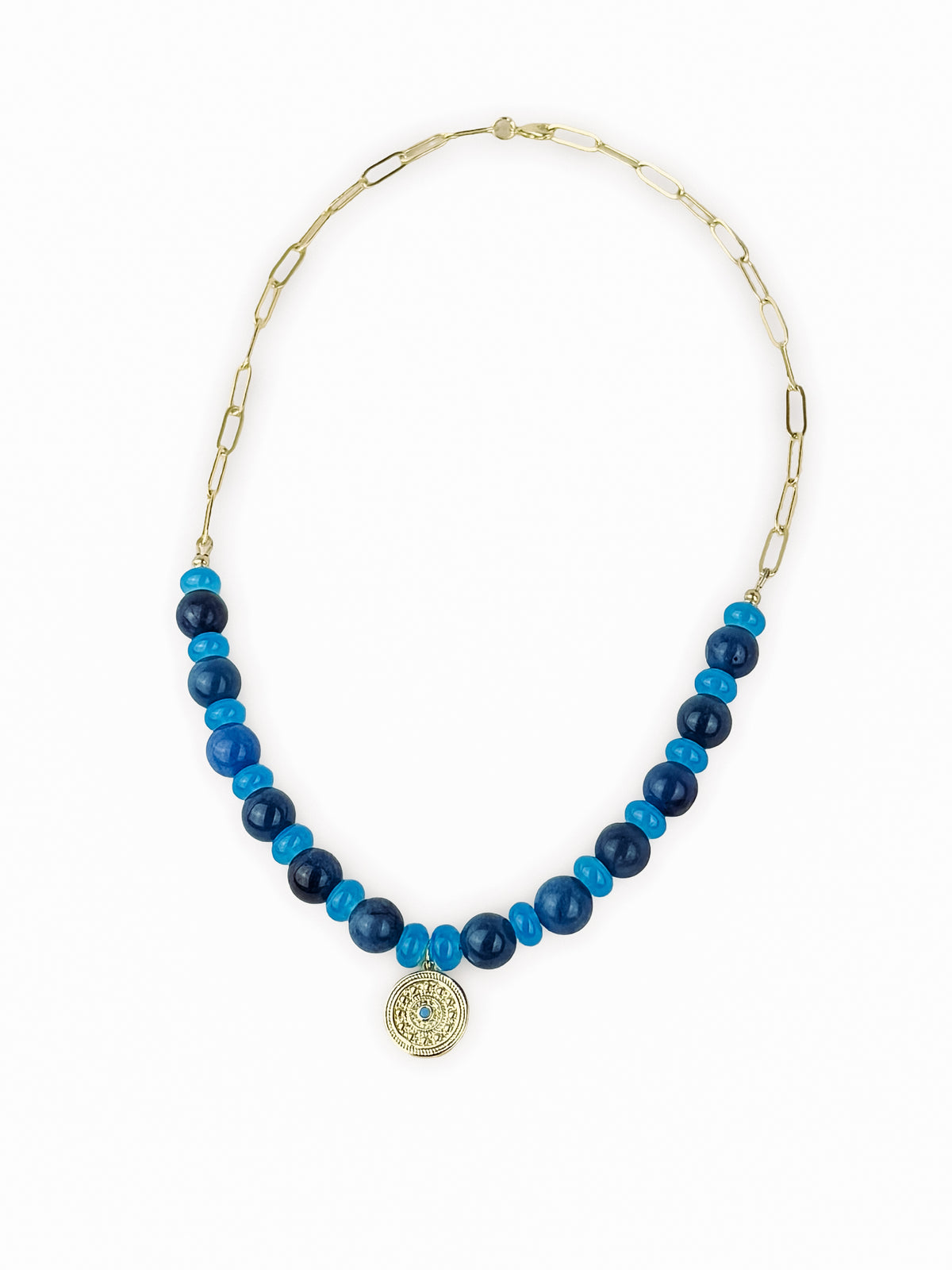 Riley James Halfsies 14k Gold Fill Beaded Necklace