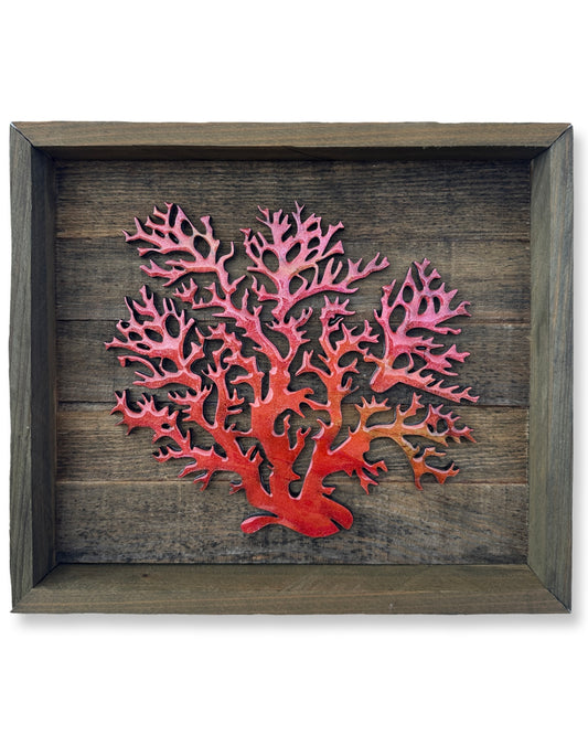 Handmade Coral Wall Art