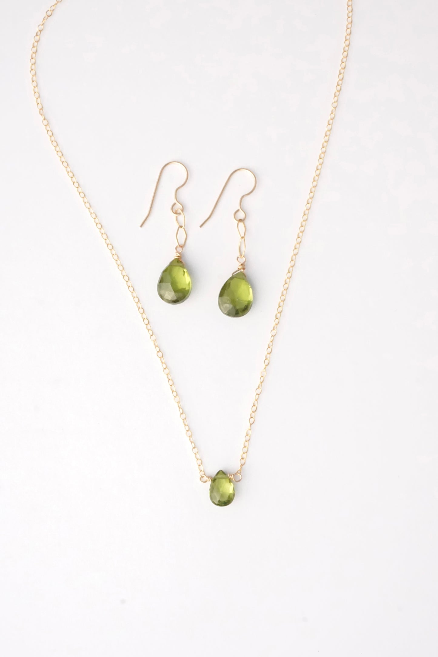 Medium Peridot Necklace