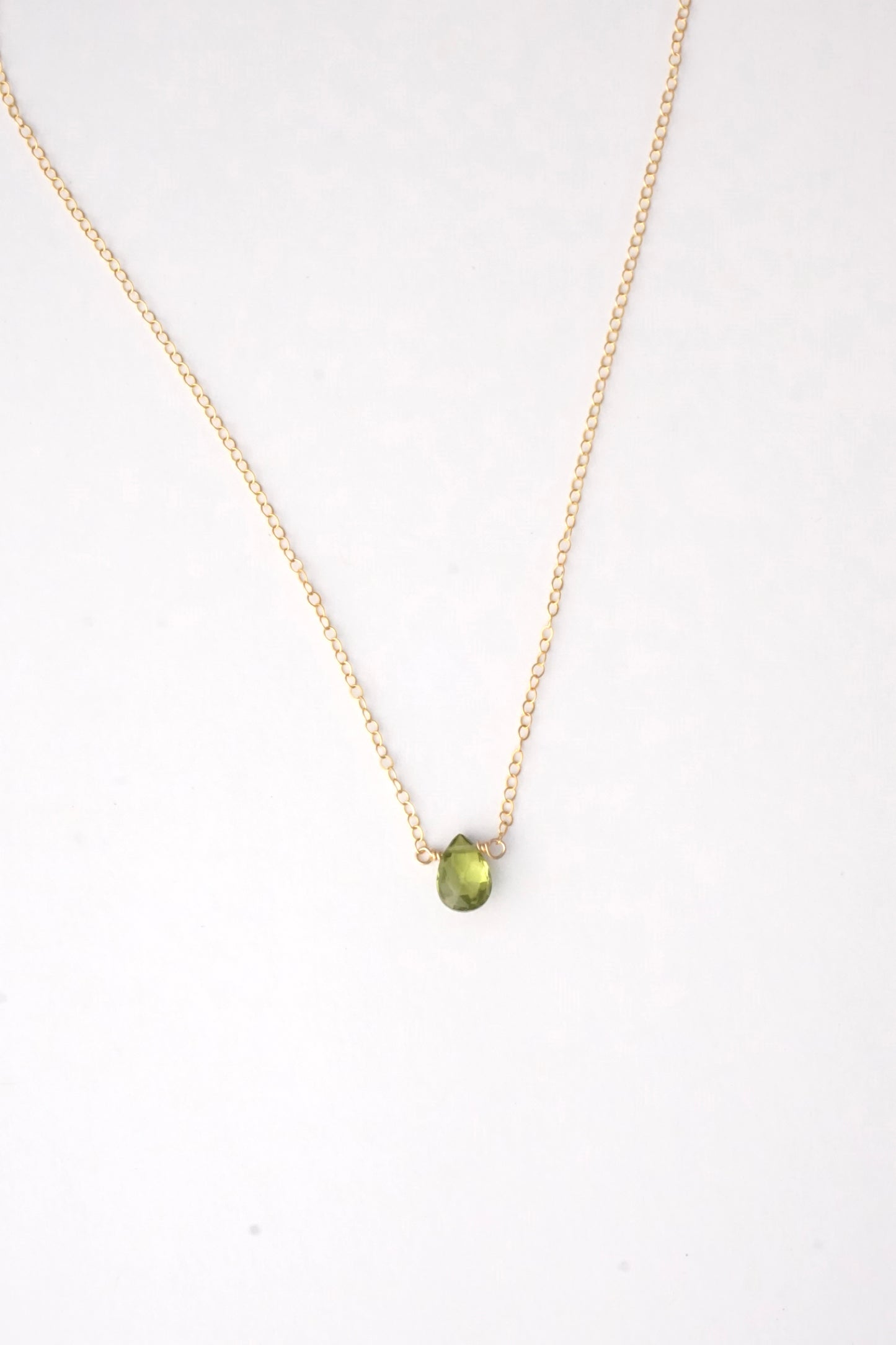 Medium Peridot Necklace