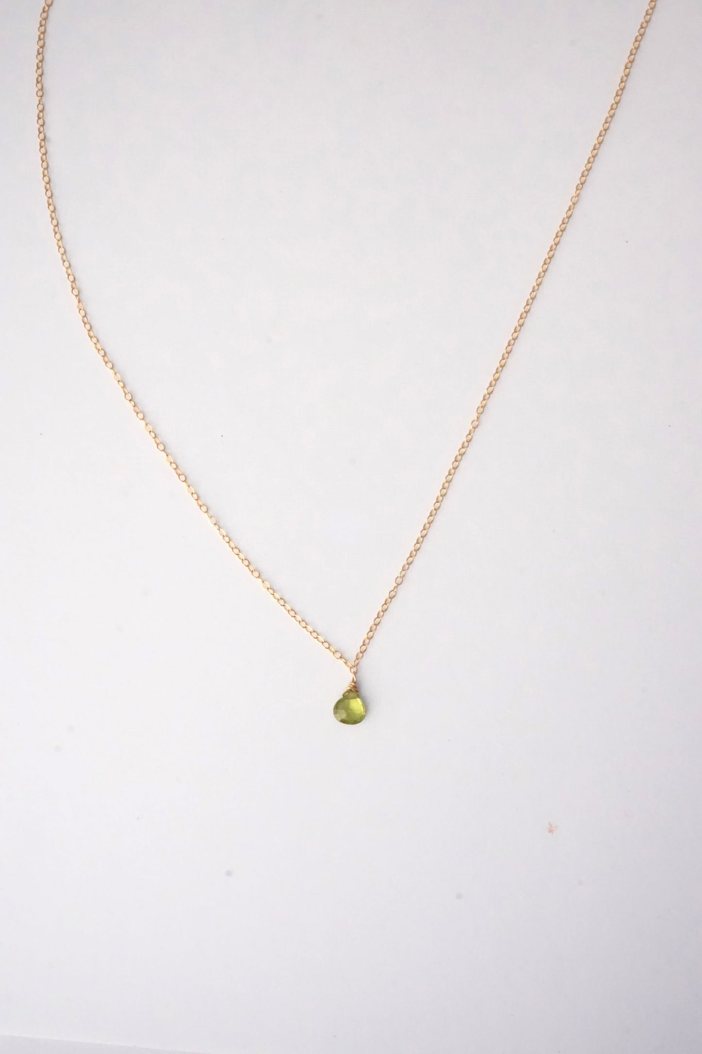 Small Peridot Necklace