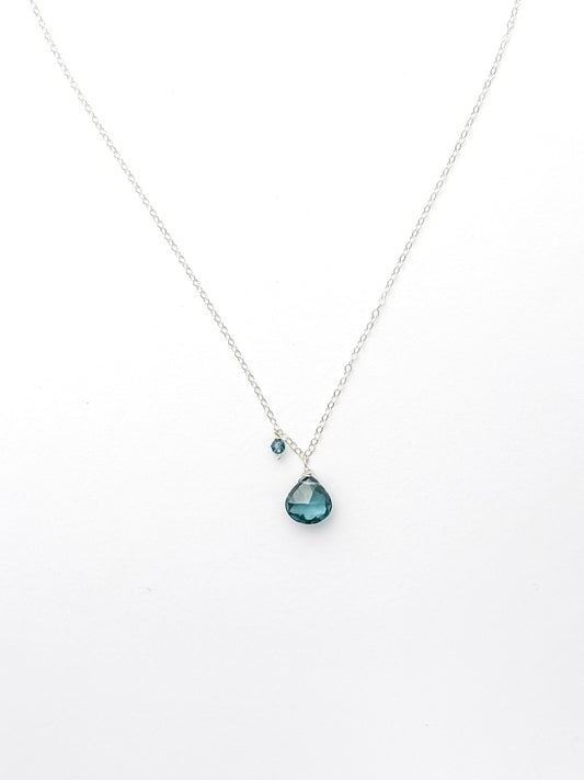 10mm Teardrop Gemstone Necklace