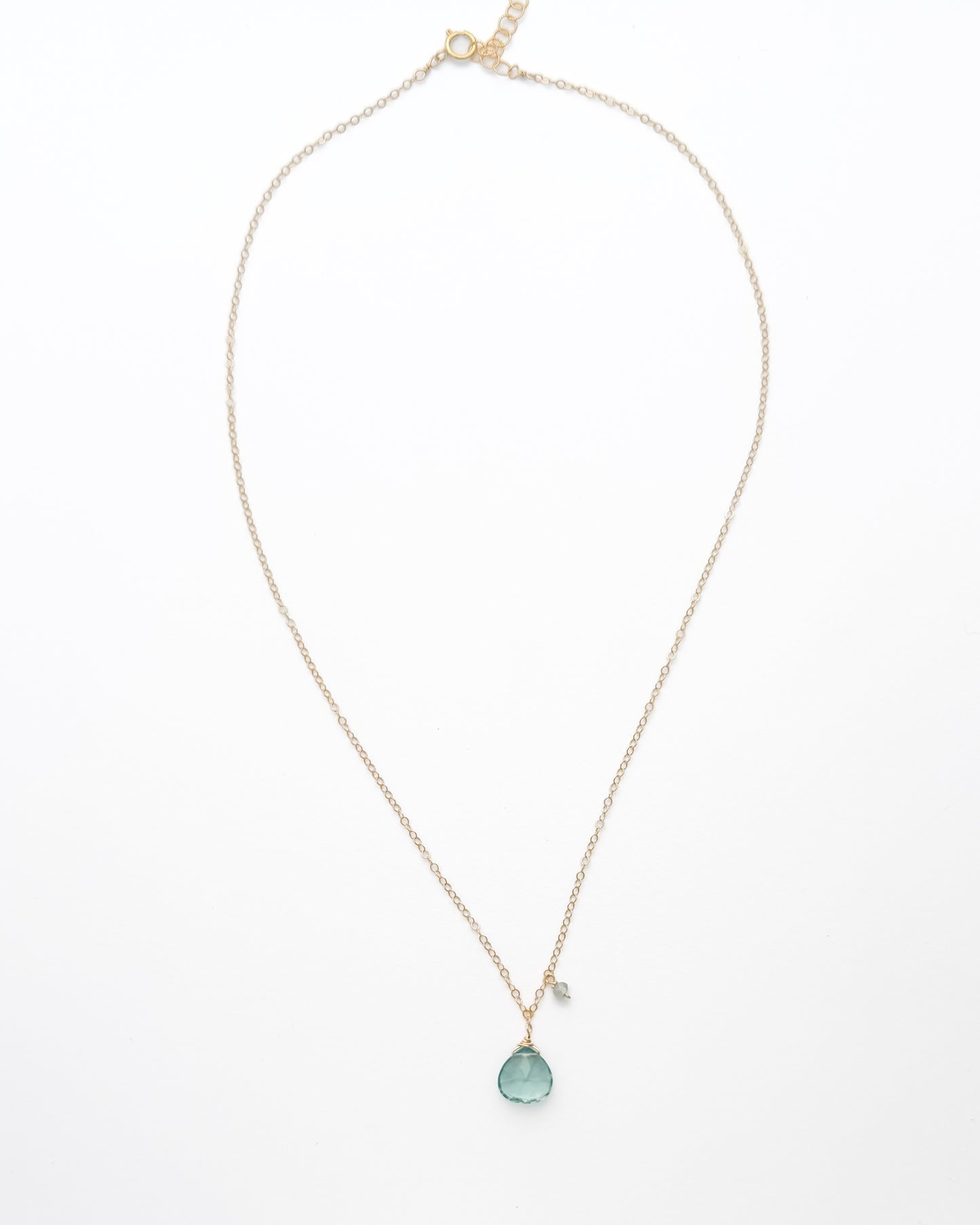 10mm Teardrop Gemstone Necklace