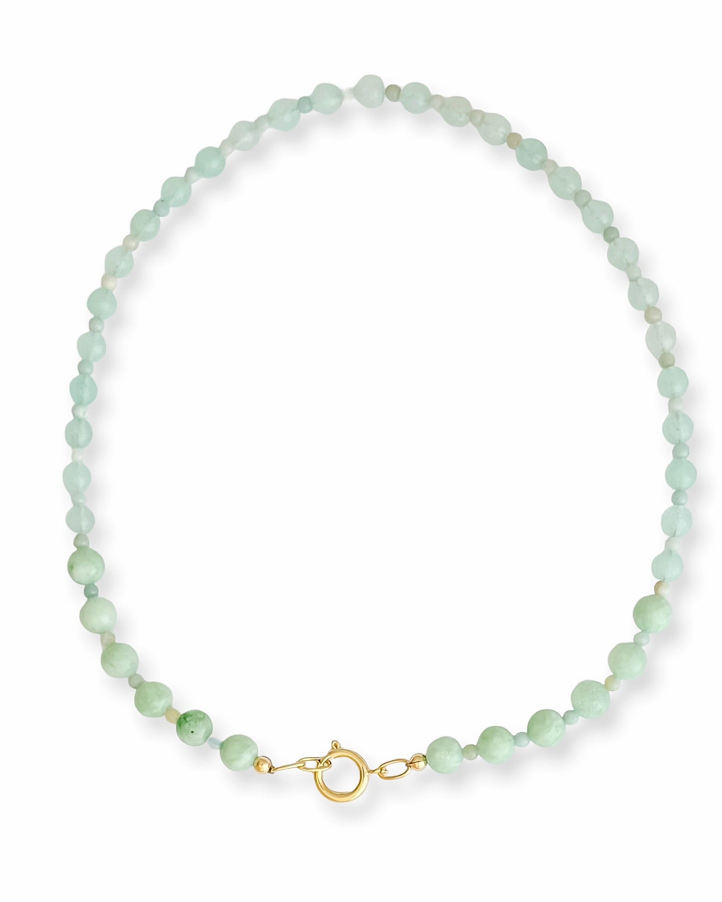 Riley James Amazonite Green Quartz Beaded Necklace