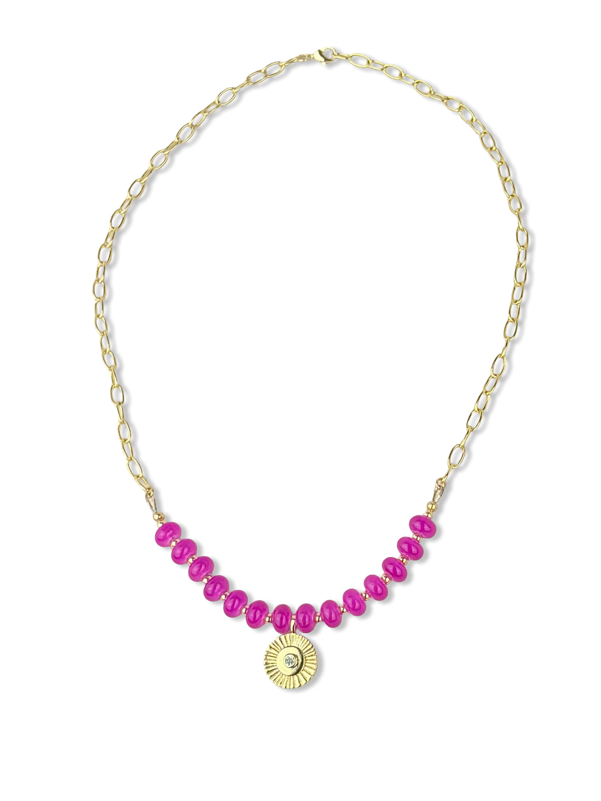 Riley James Halfsies 14k Gold Fill Beaded Necklace