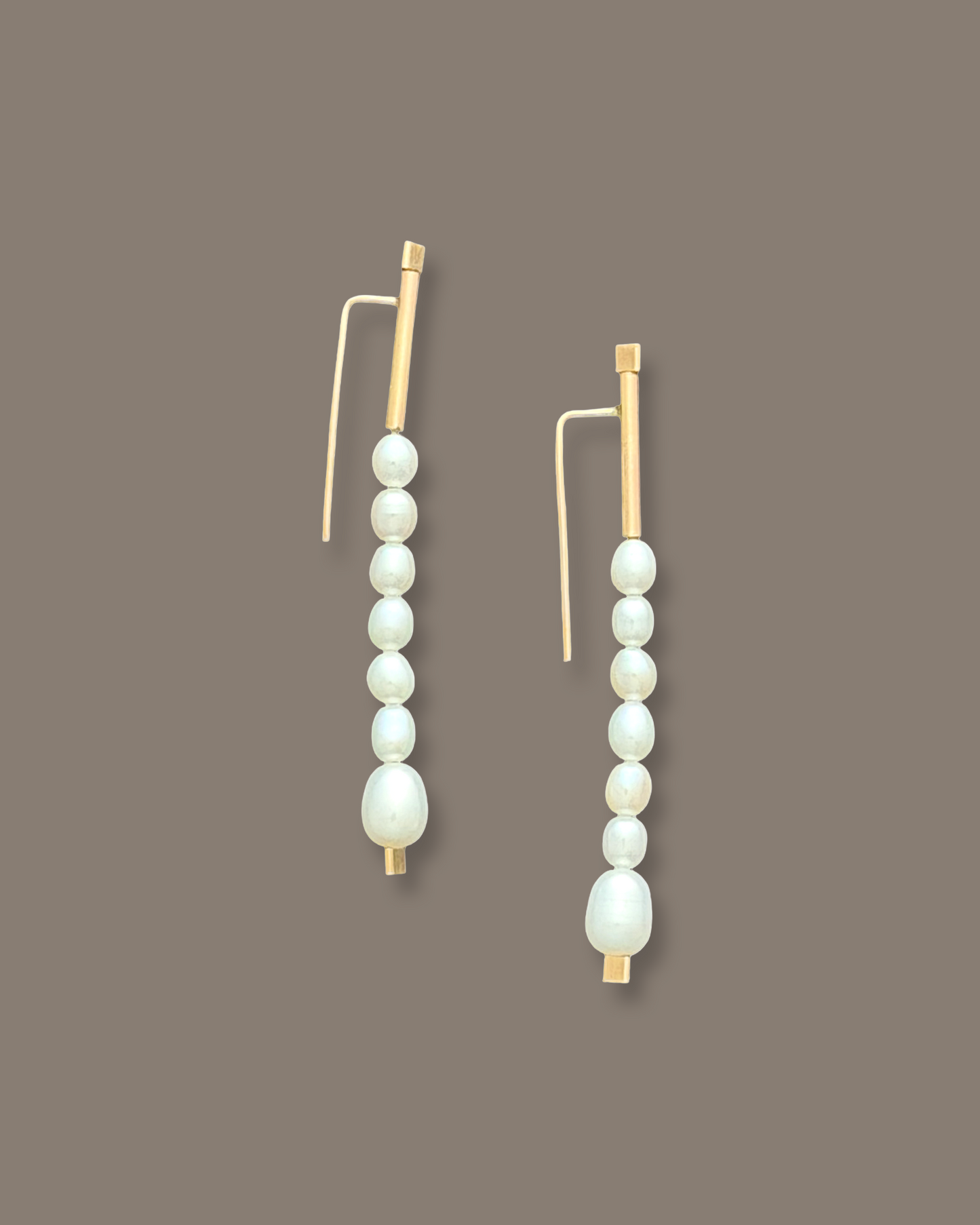 Stick Melange Hook Earrings