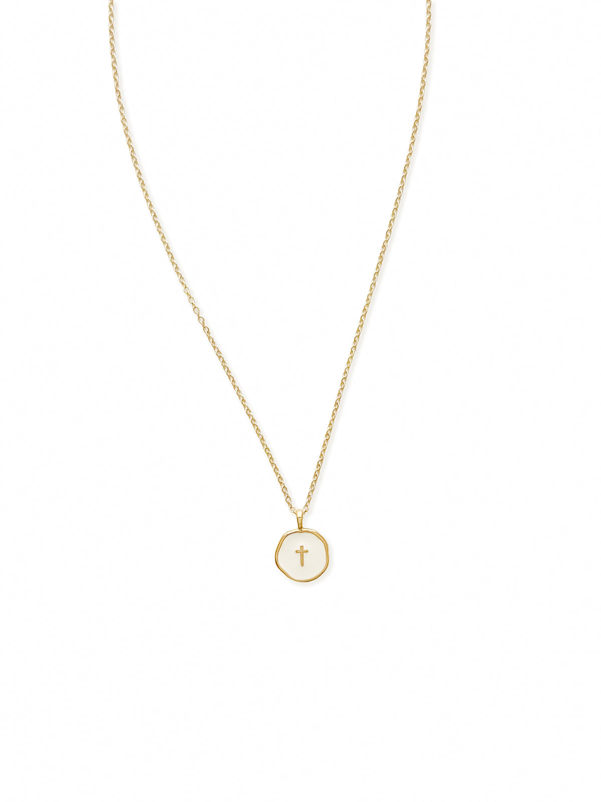 Riley James 14k Gold Filled Cable Pendant Necklace