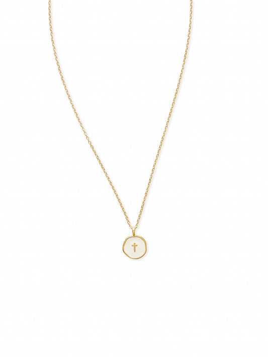 Riley James 14k Gold Filled Cable Pendant Necklace