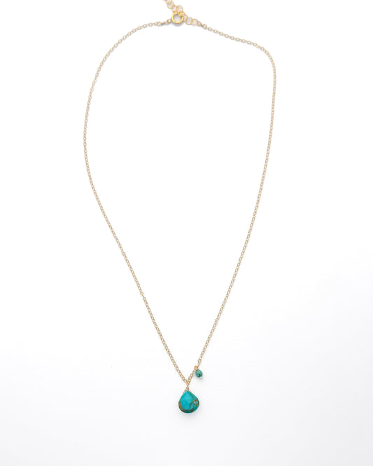 10mm Teardrop Gemstone Necklace