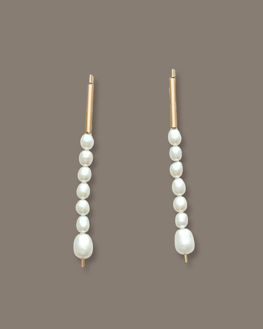 Stick Melange Hook Earrings