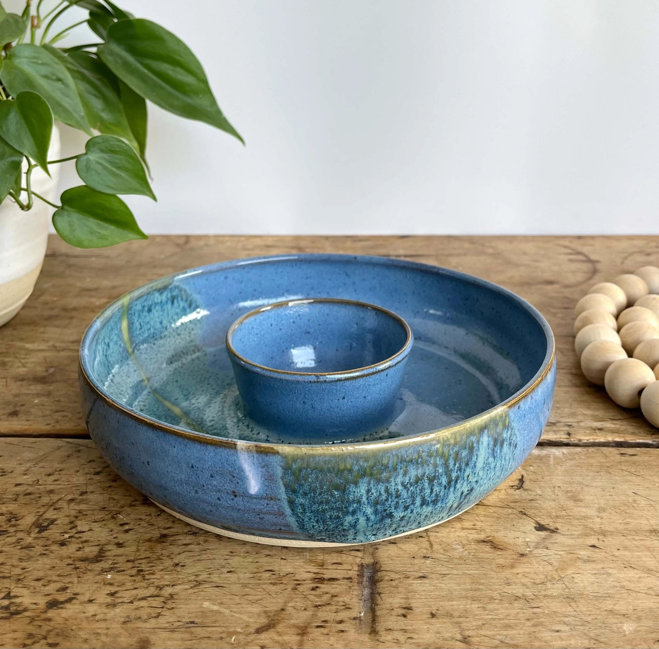 Small Chip and Dip Serving Platter