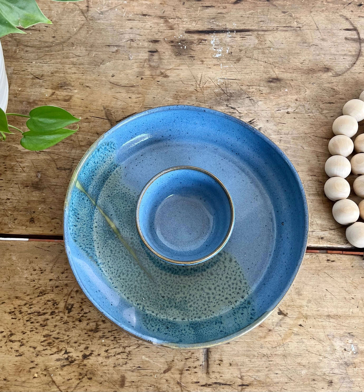 Small Chip and Dip Serving Platter